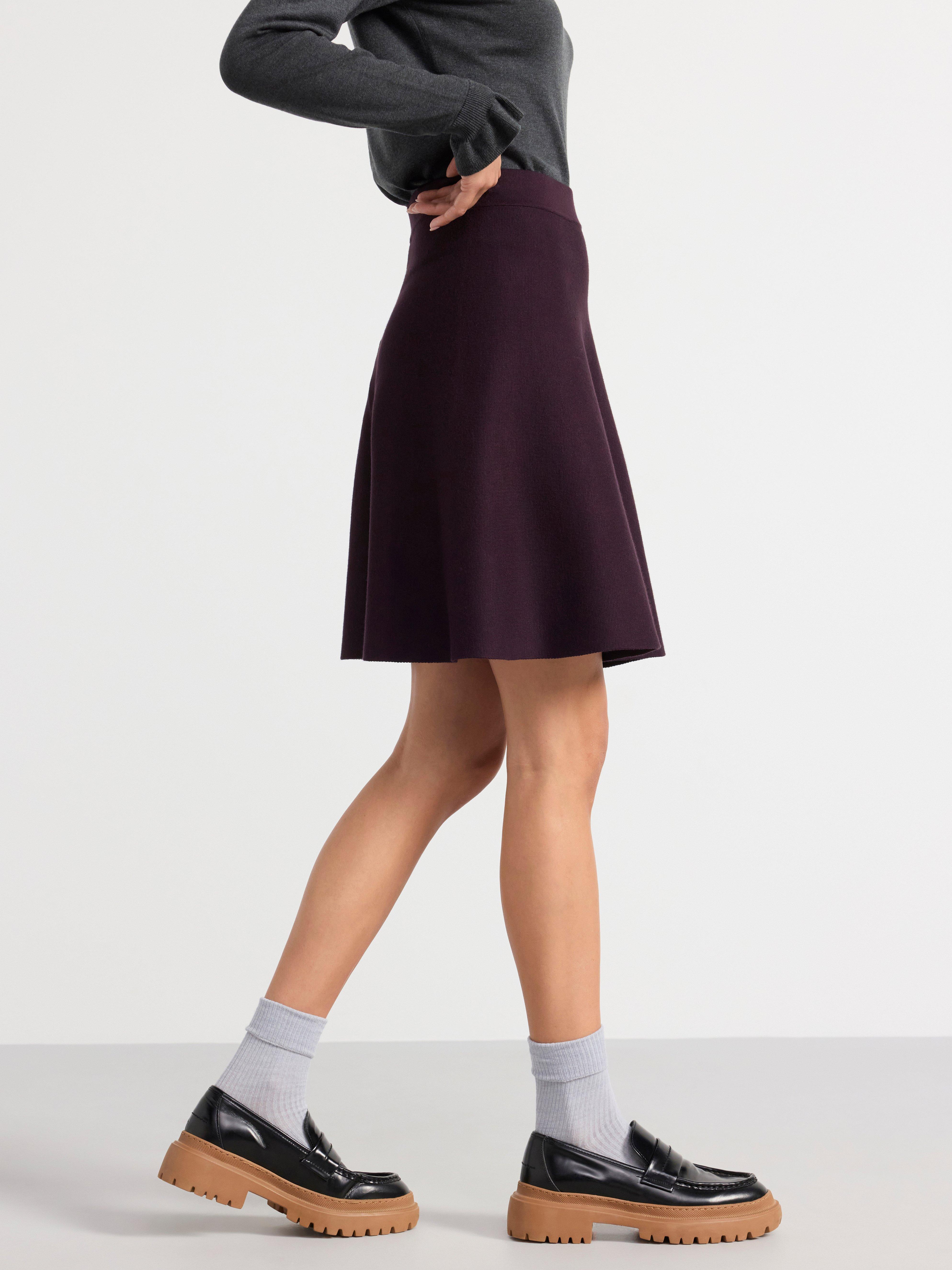 Skirt knitted Dk Dusty Lilac