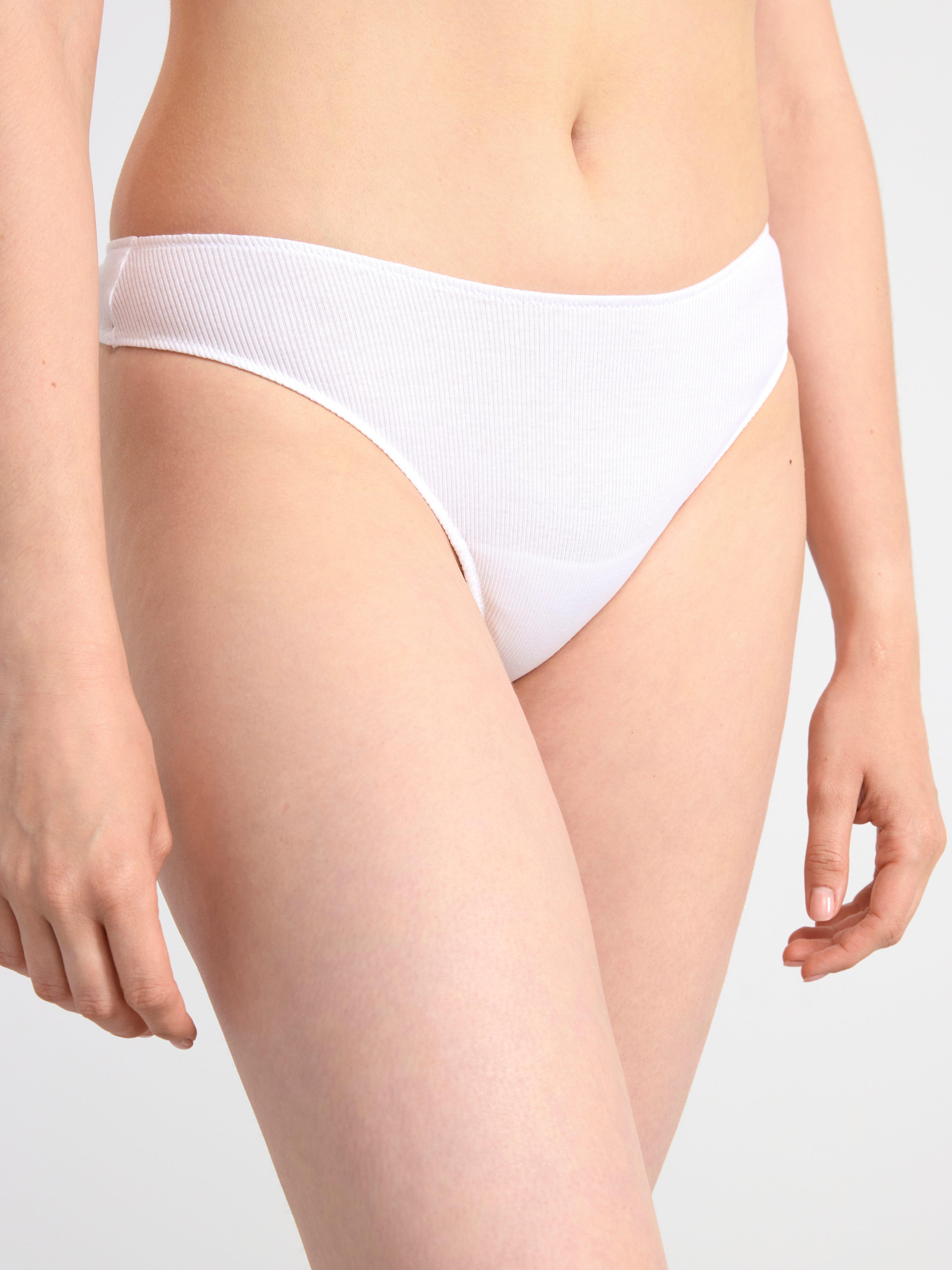 3-pack thong low White