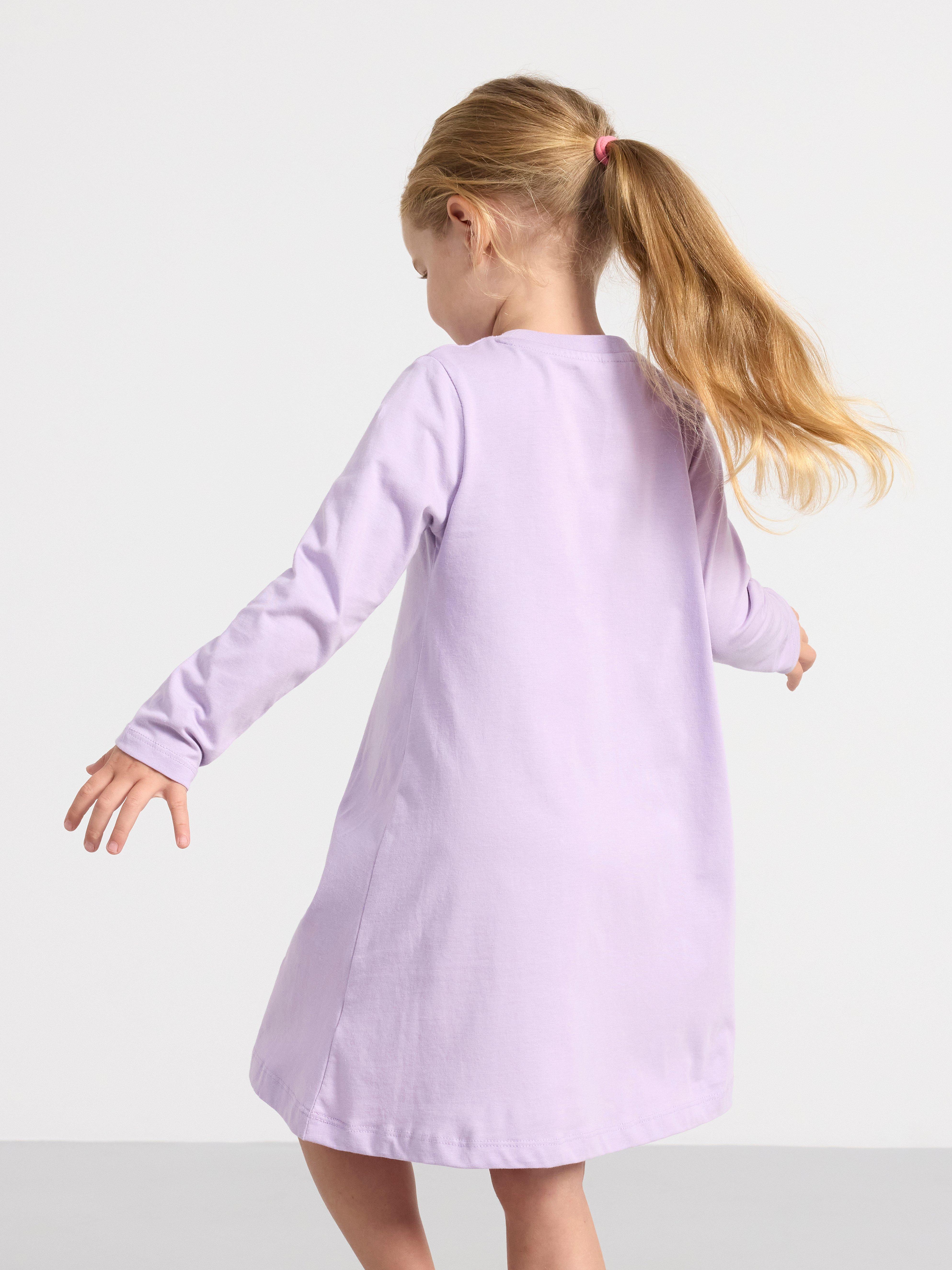 Night dress with unicorn Light Lilac