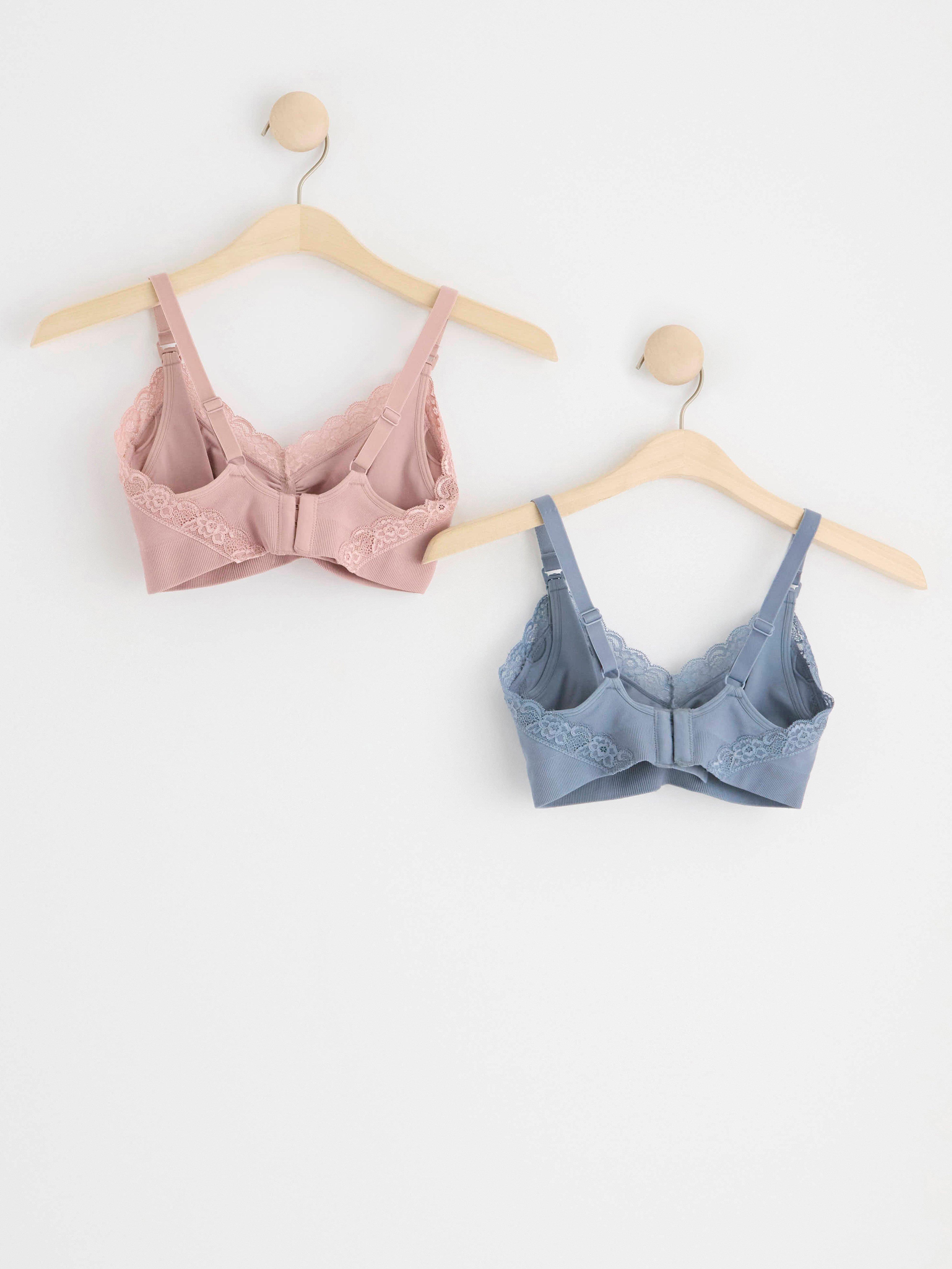 MOM 2-pack seamless nursing bra Dark Dusty Blue