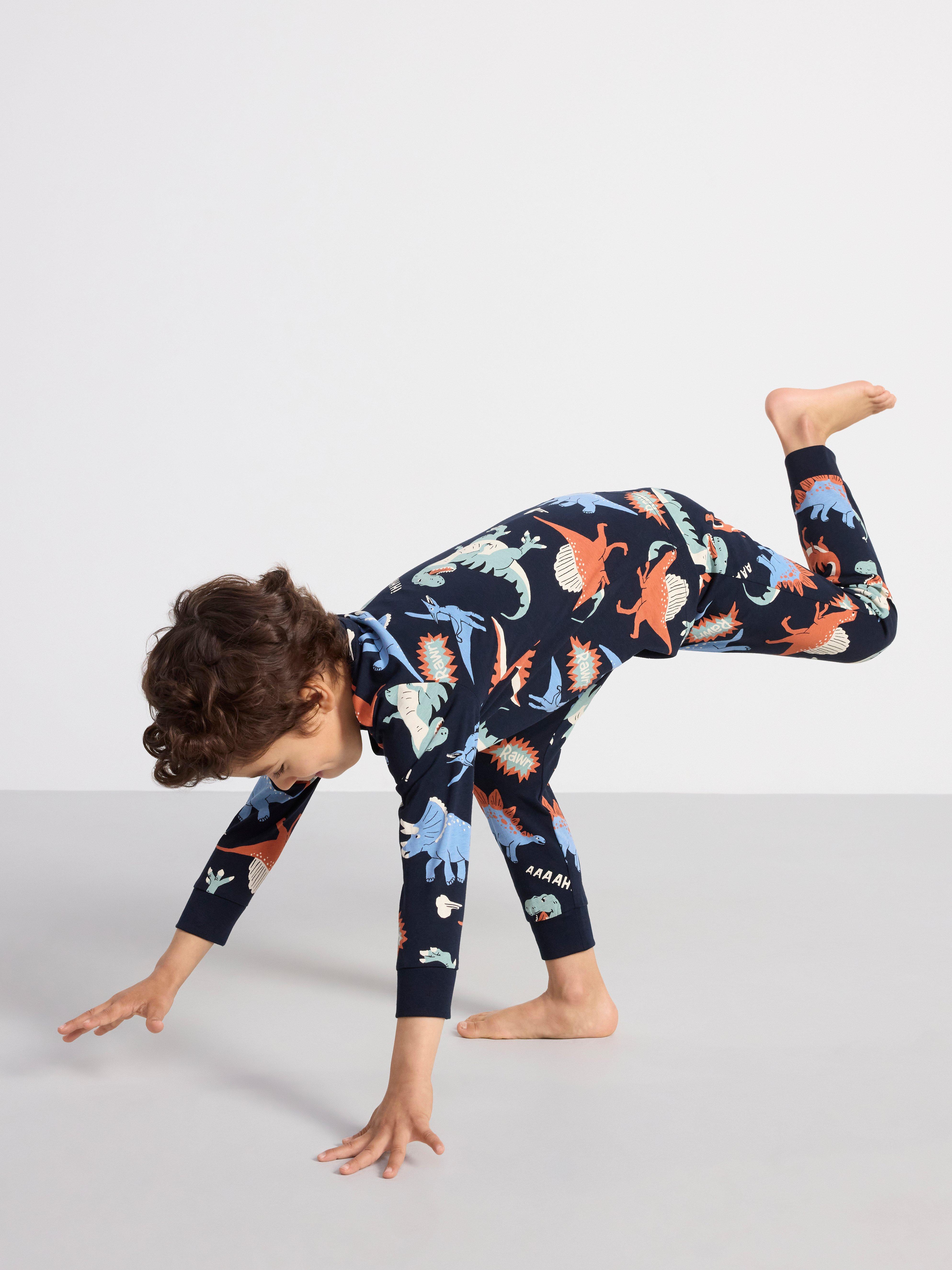 Pyjama set with top and trousers Dark Navy