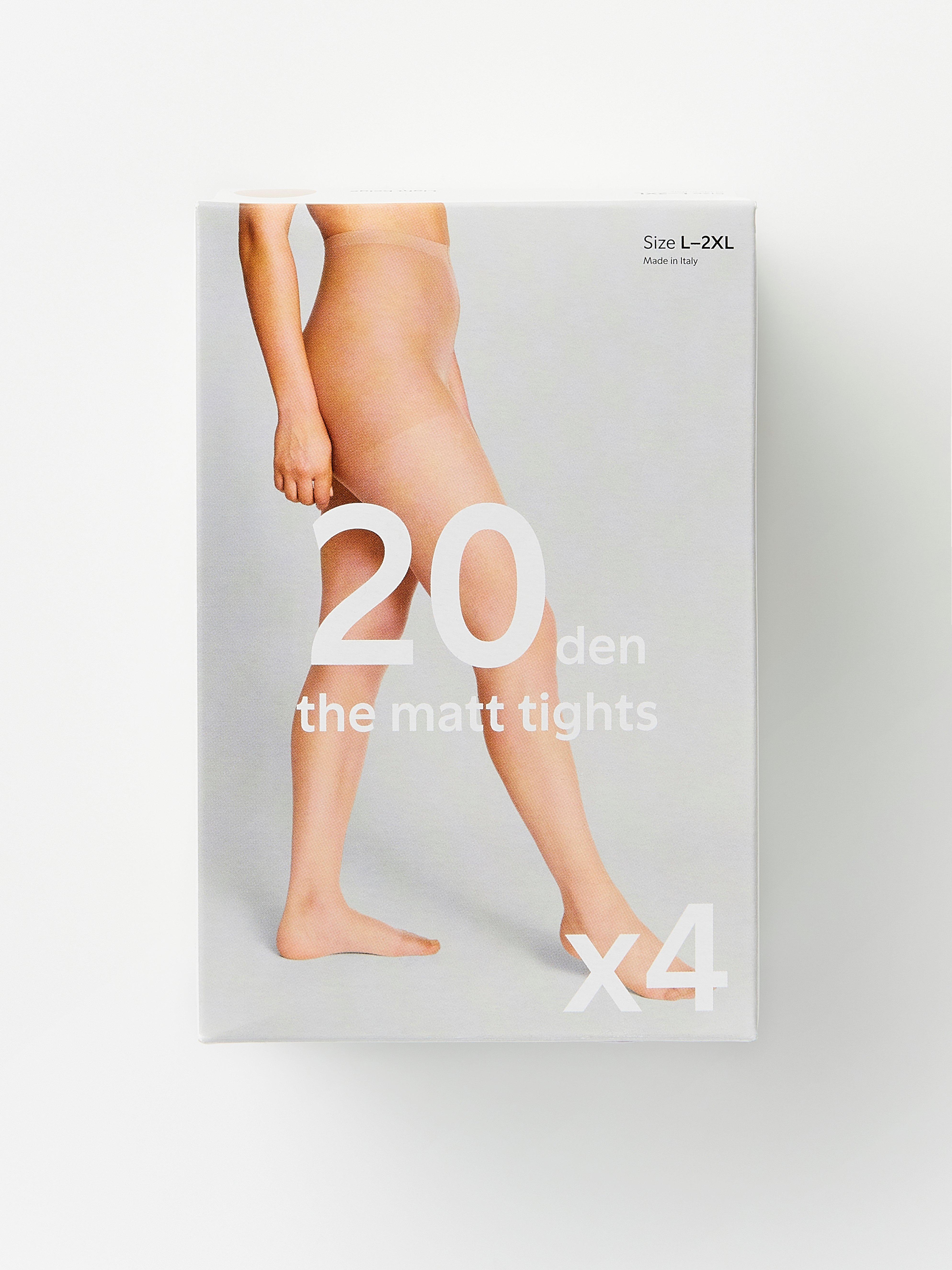 4-pack matt tights 20 denier Light Beige