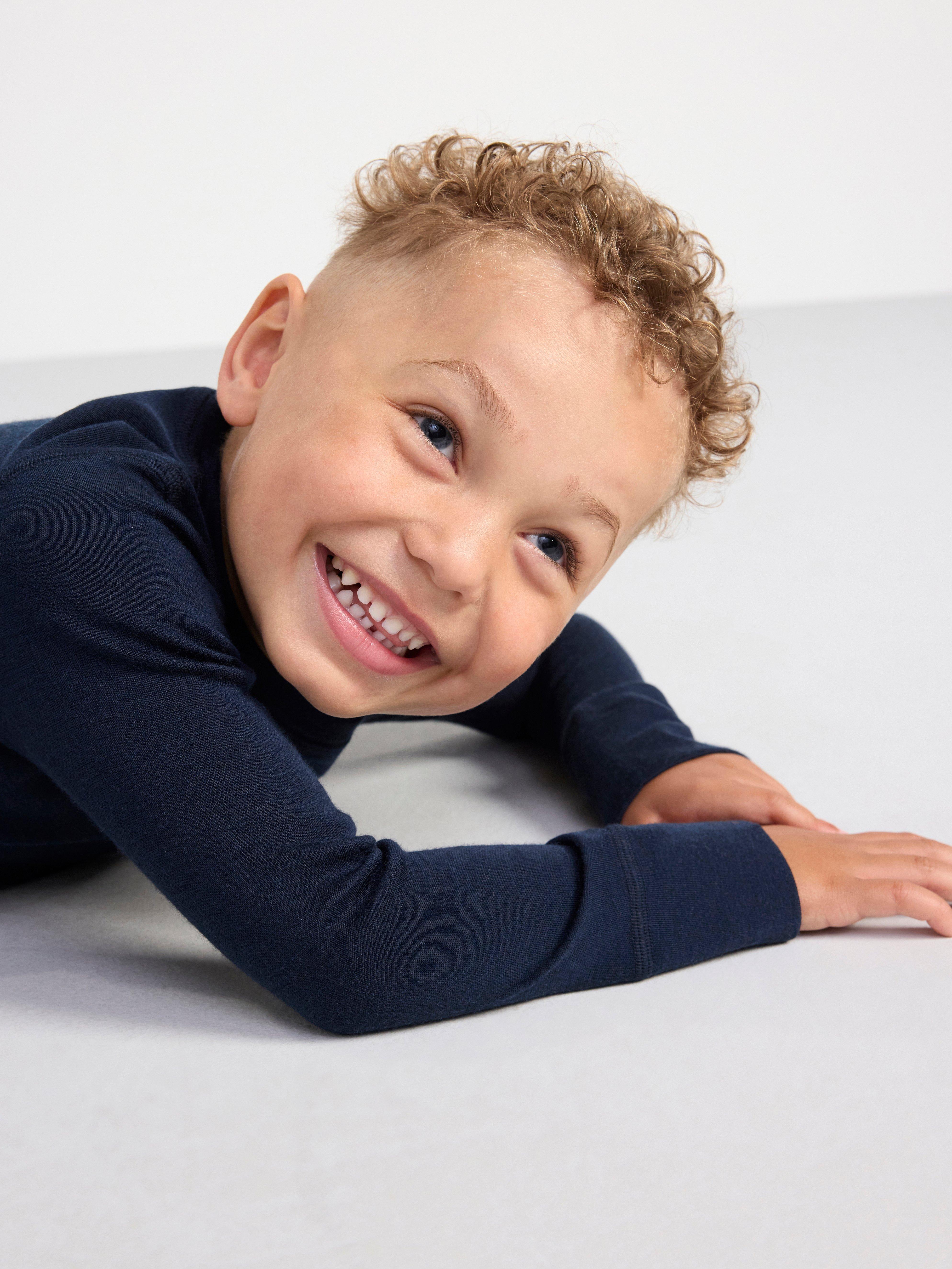 FIX Merino wool top Navy