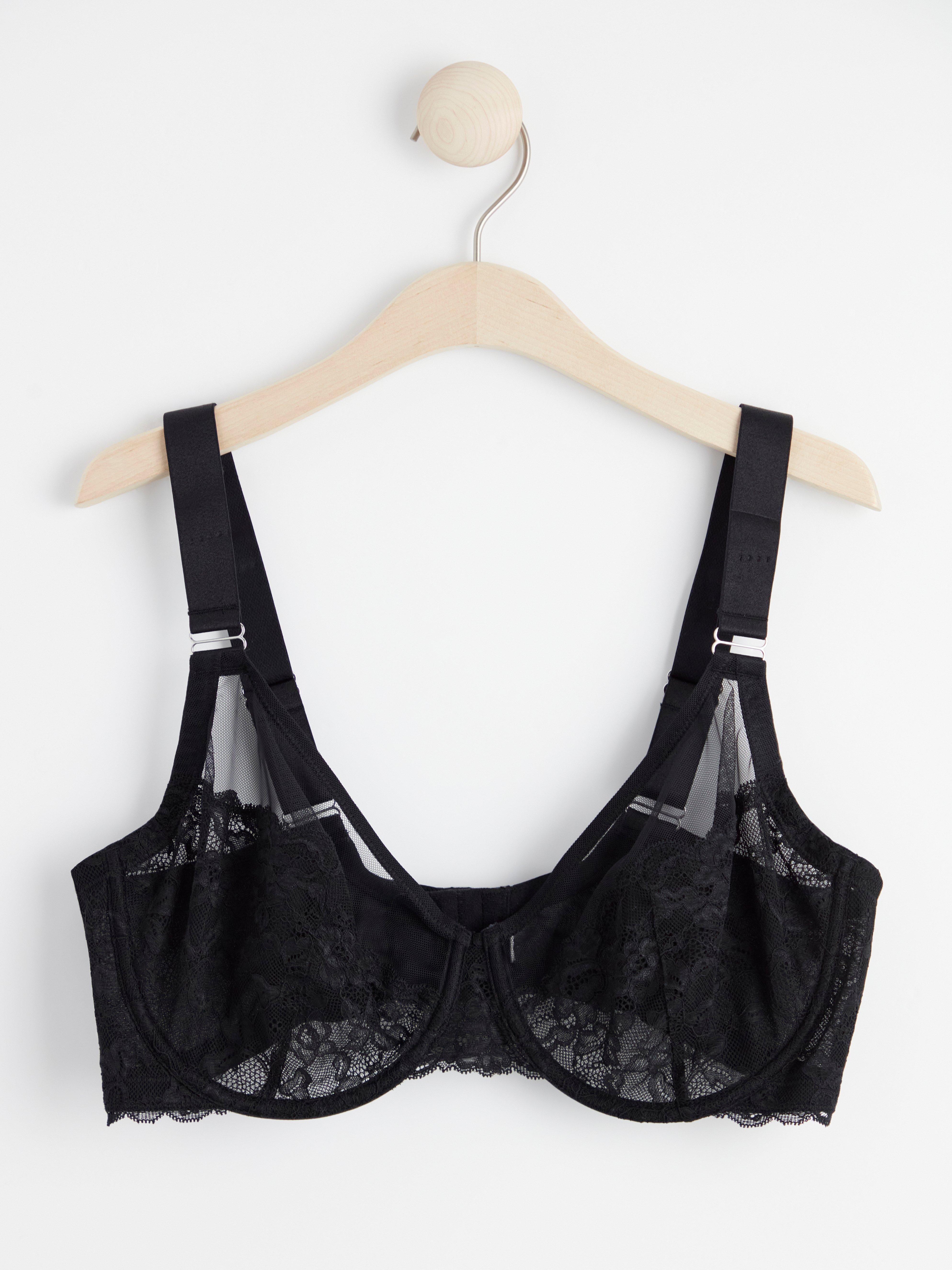 Aster unpadded bra Black