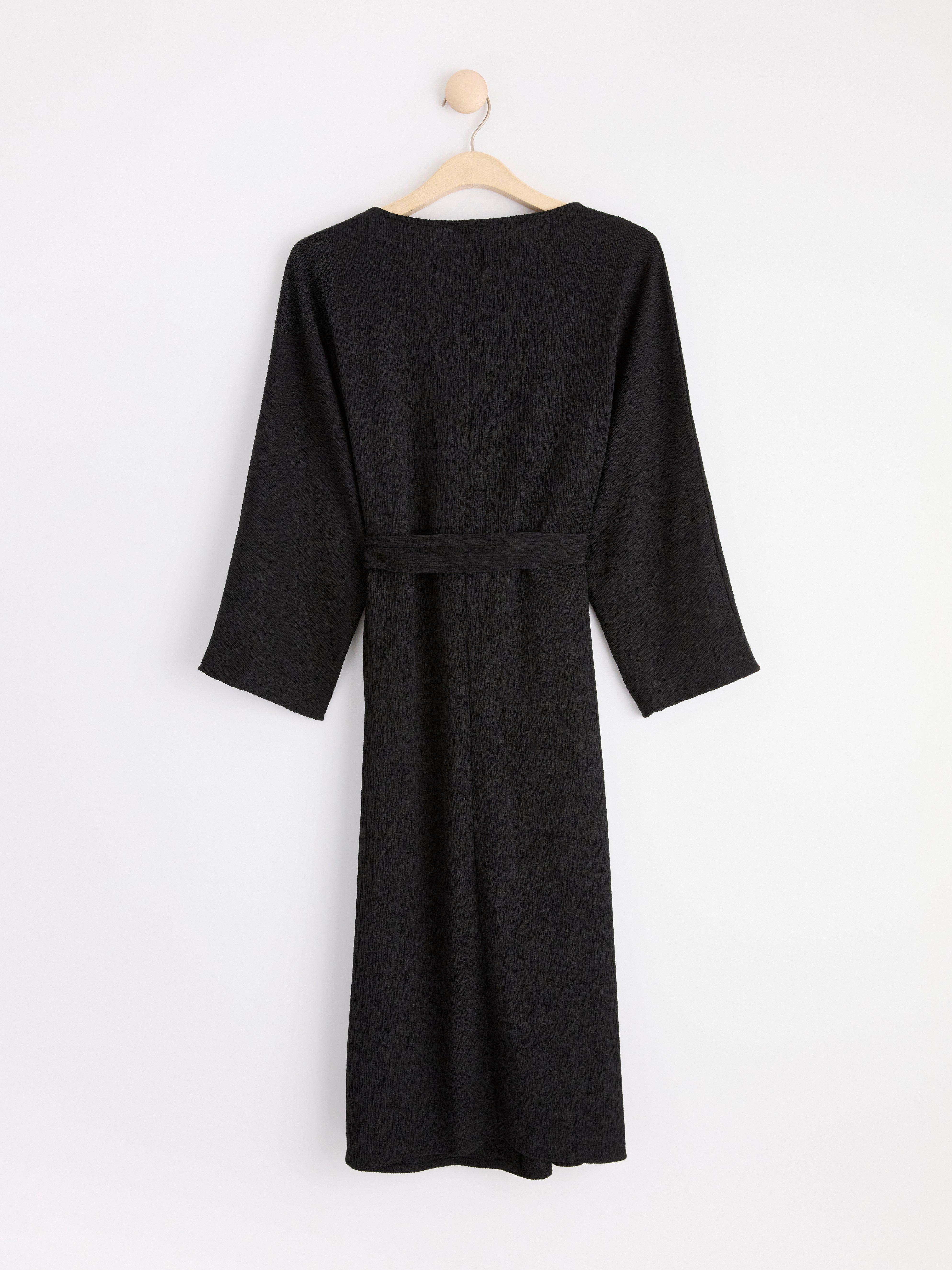 MOM Wrap dress Black