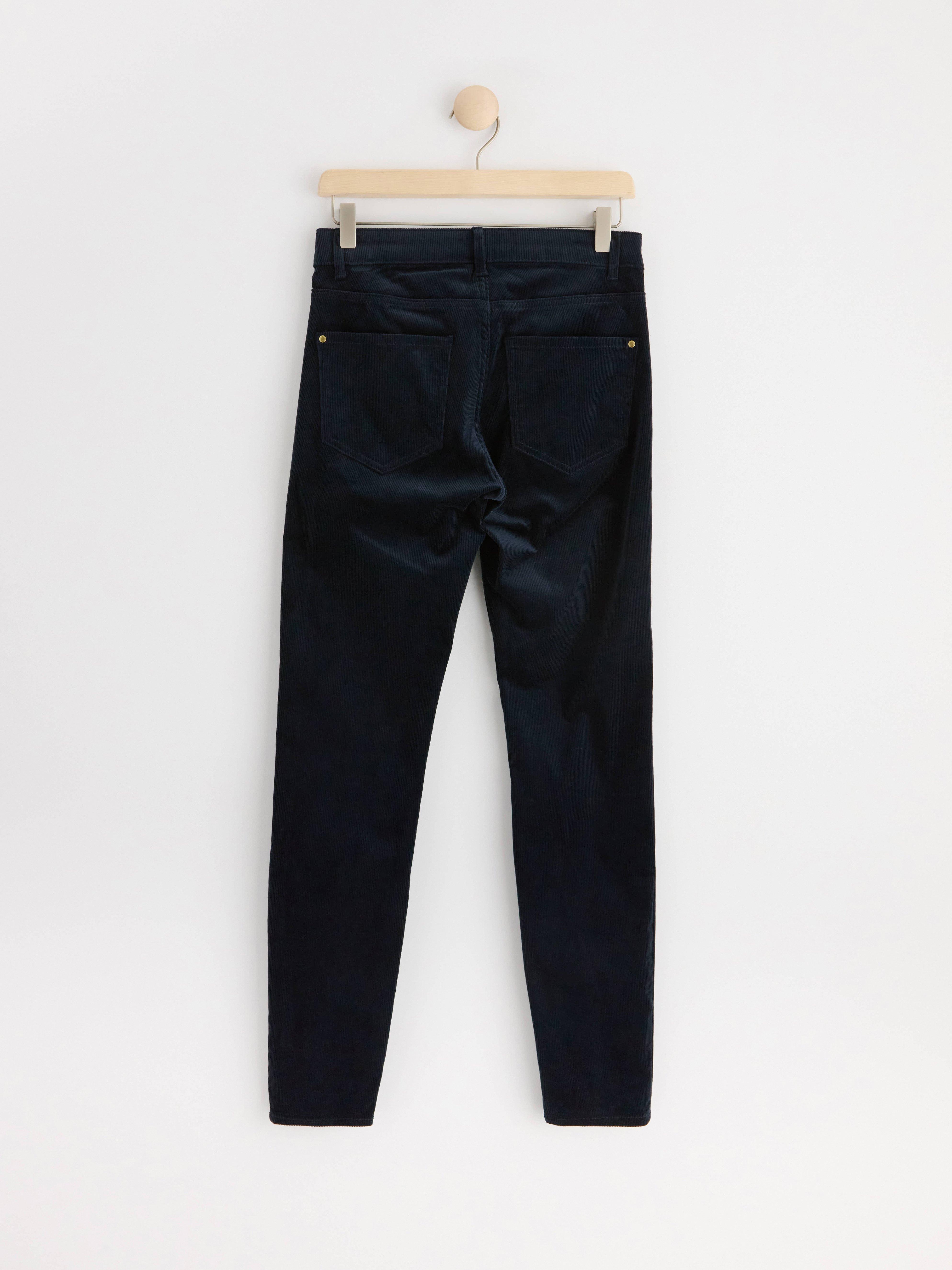 TOVA trousers in corduroy Dark Navy