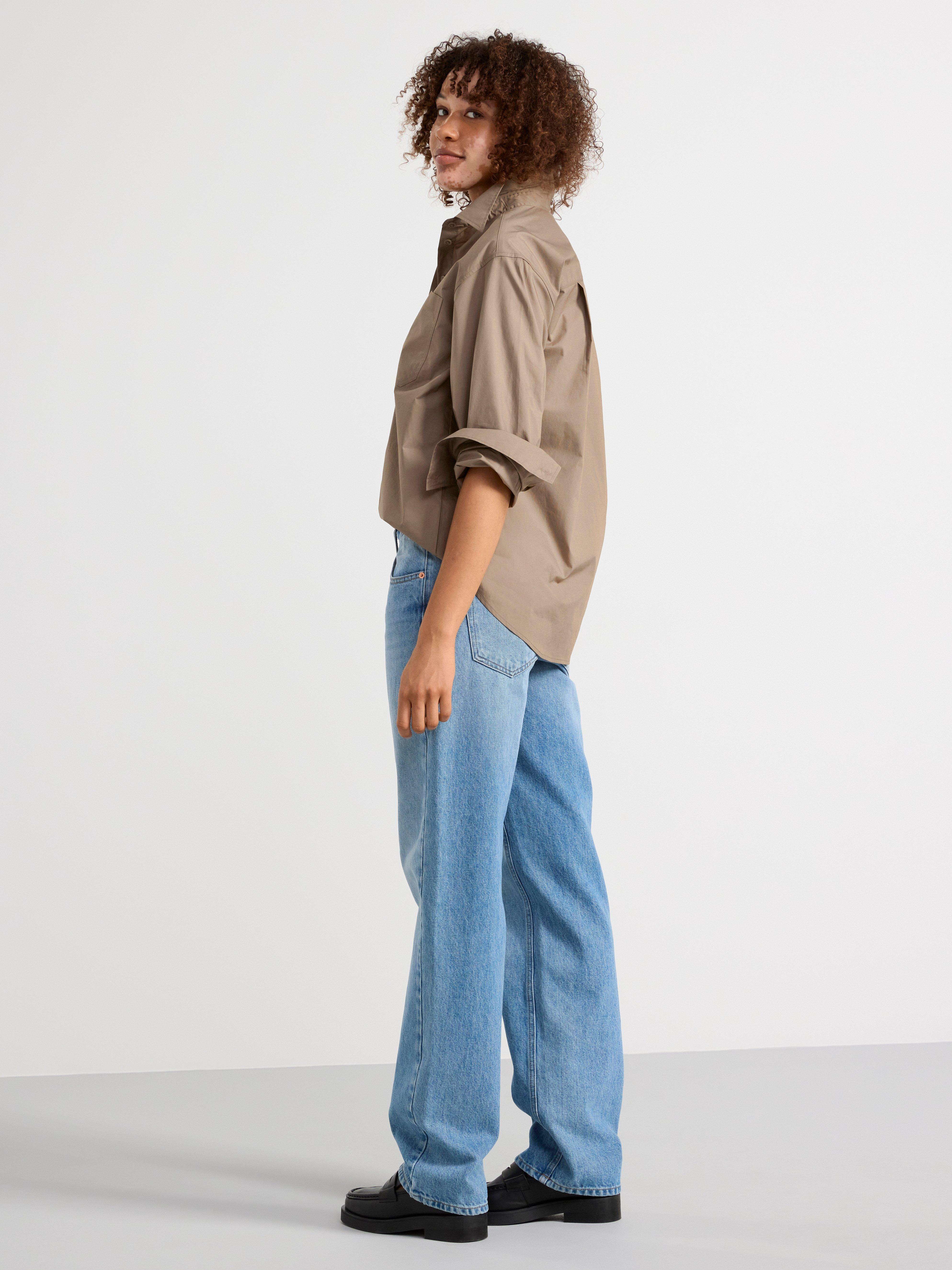 Long sleeve shirt beige
