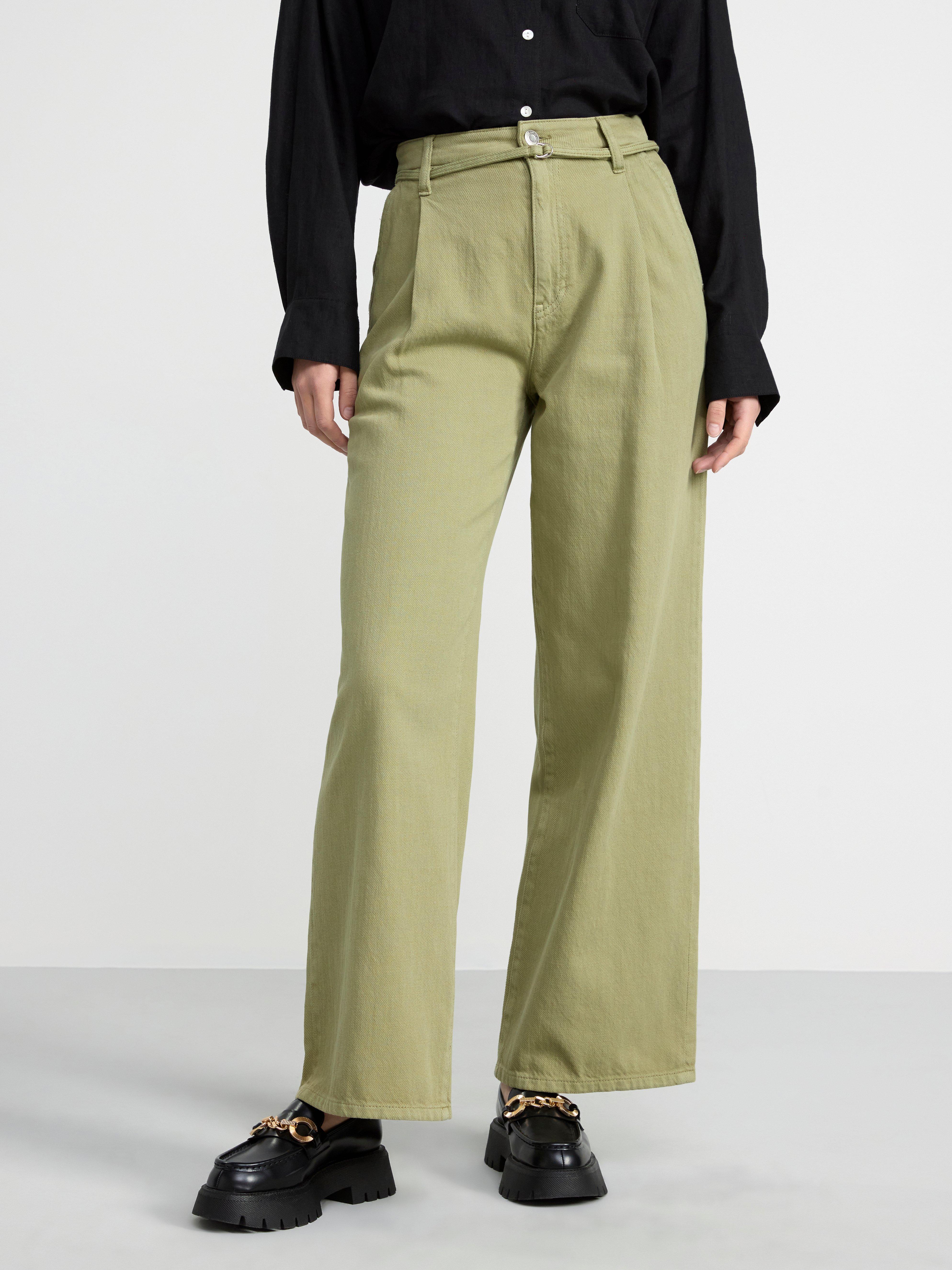 Wide trousers green