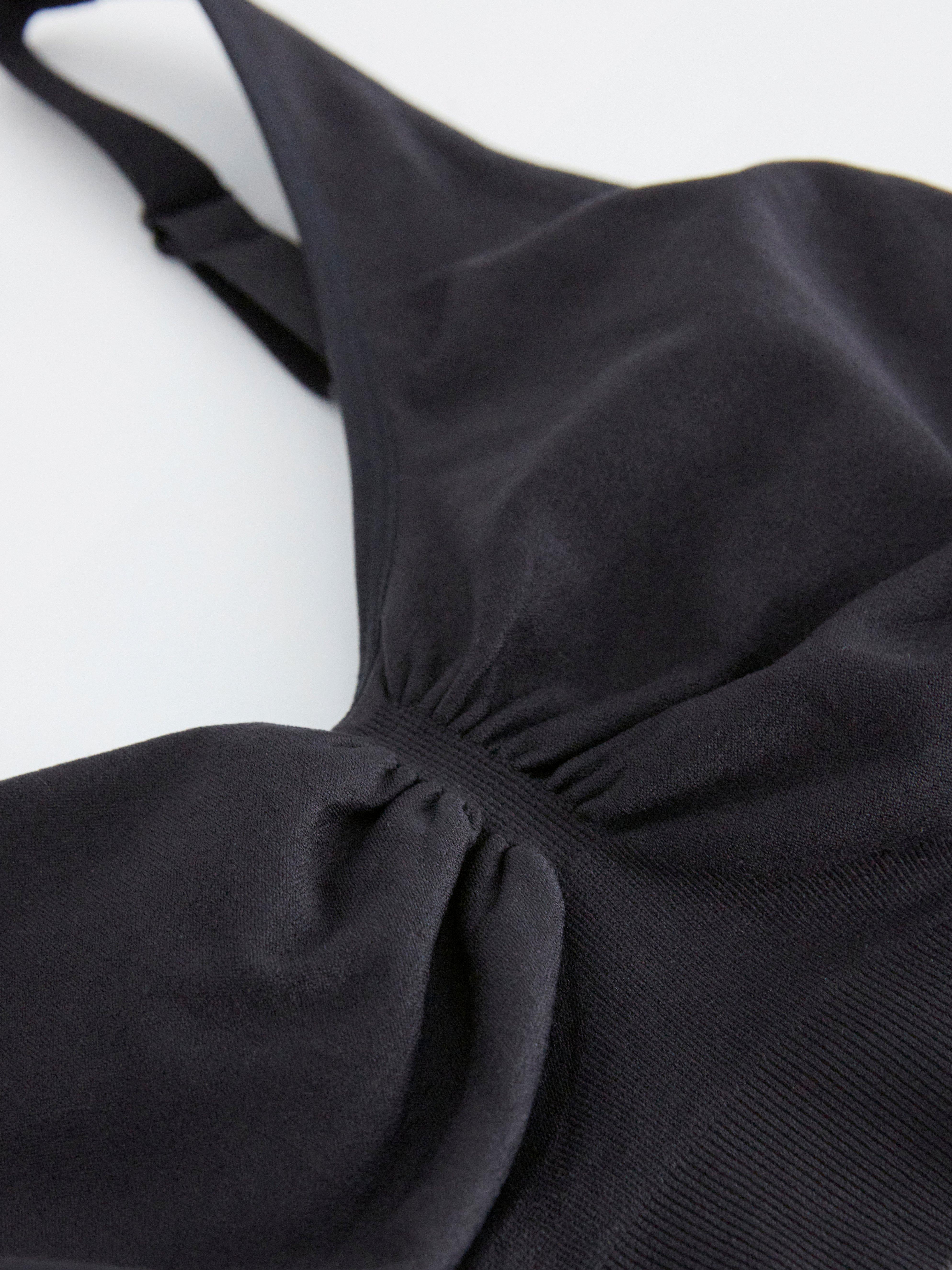 Seamless soft bra Black