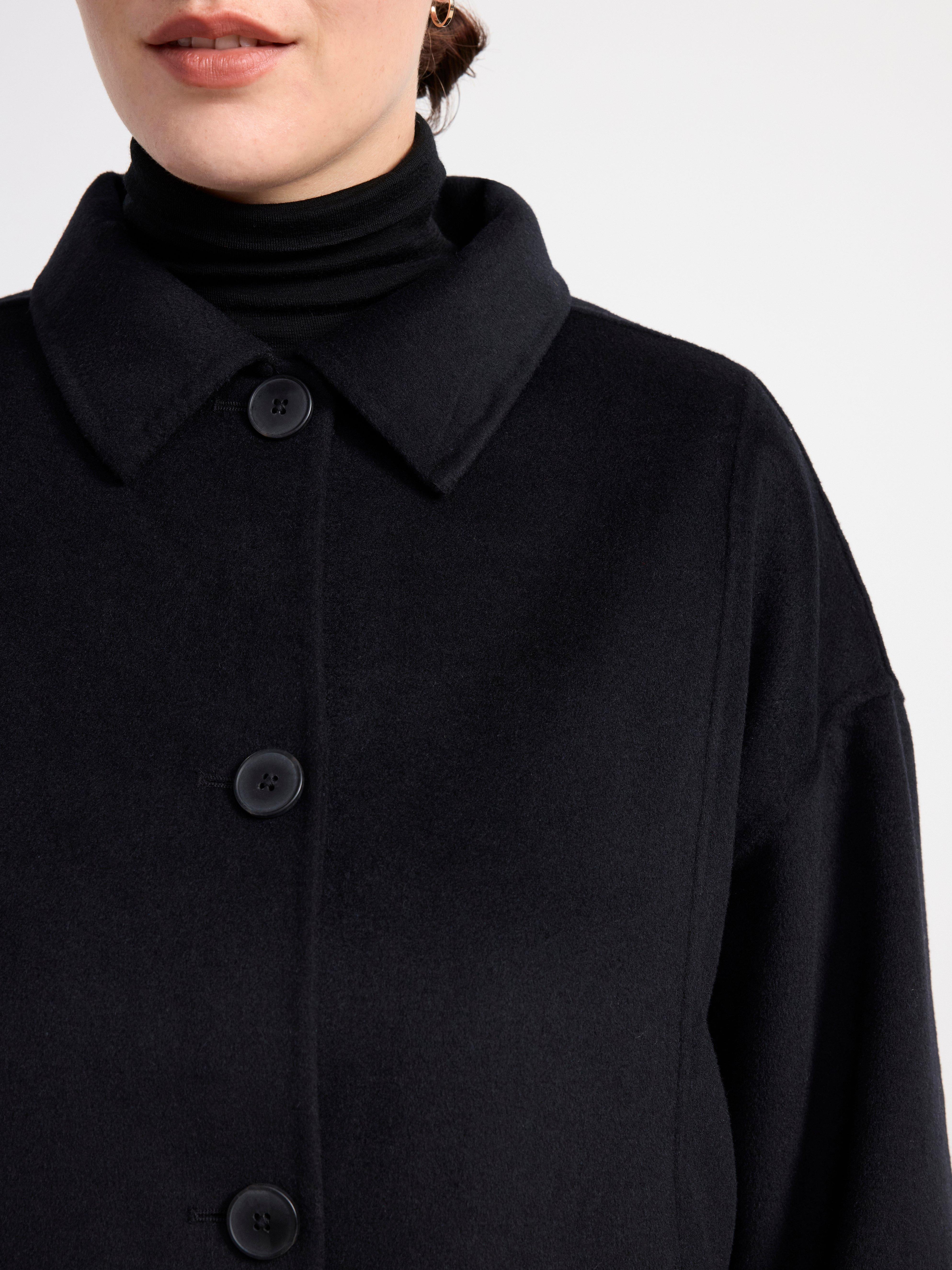 Jacket in wool blend Black