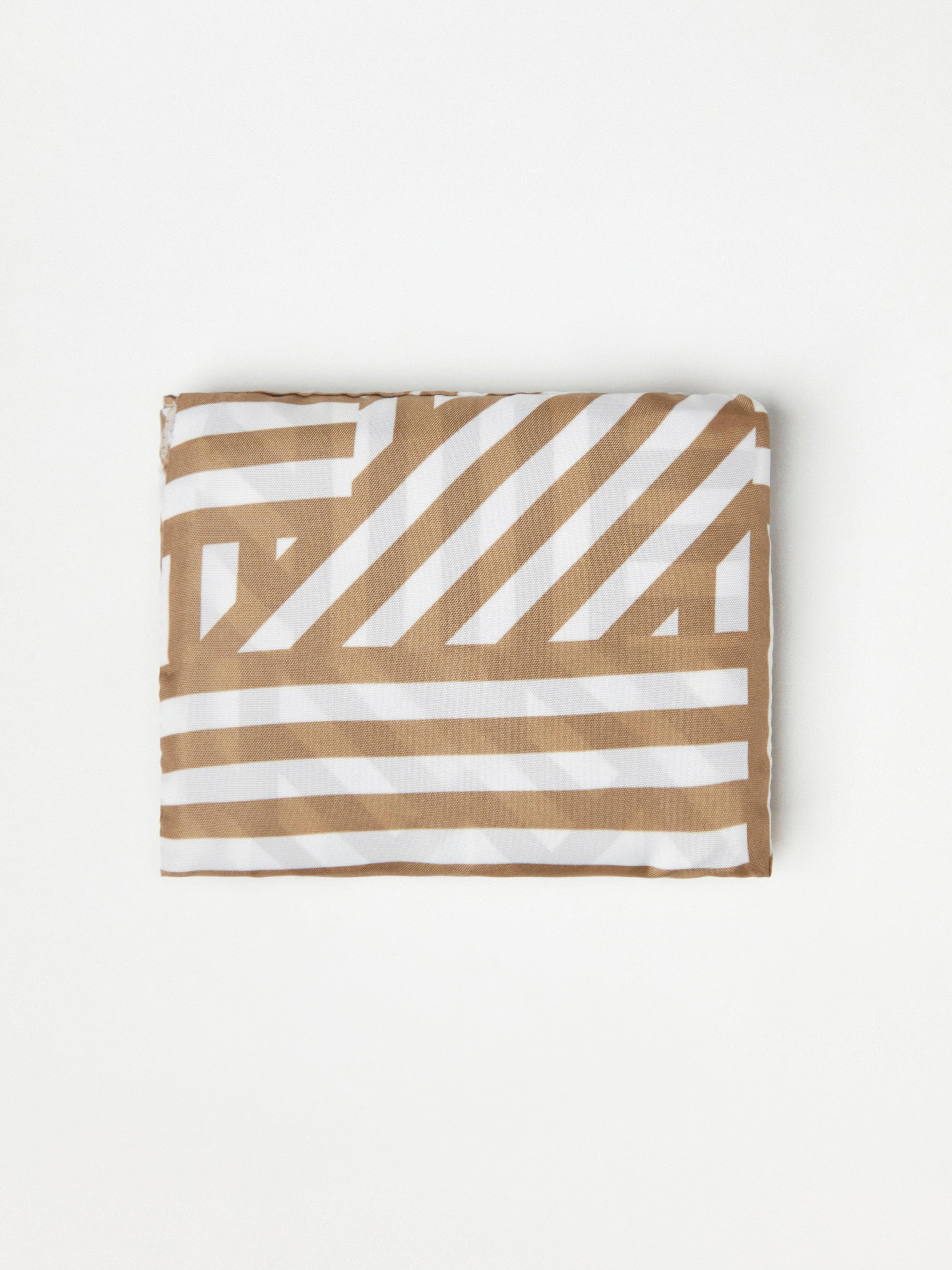 Foldable shopper Beige