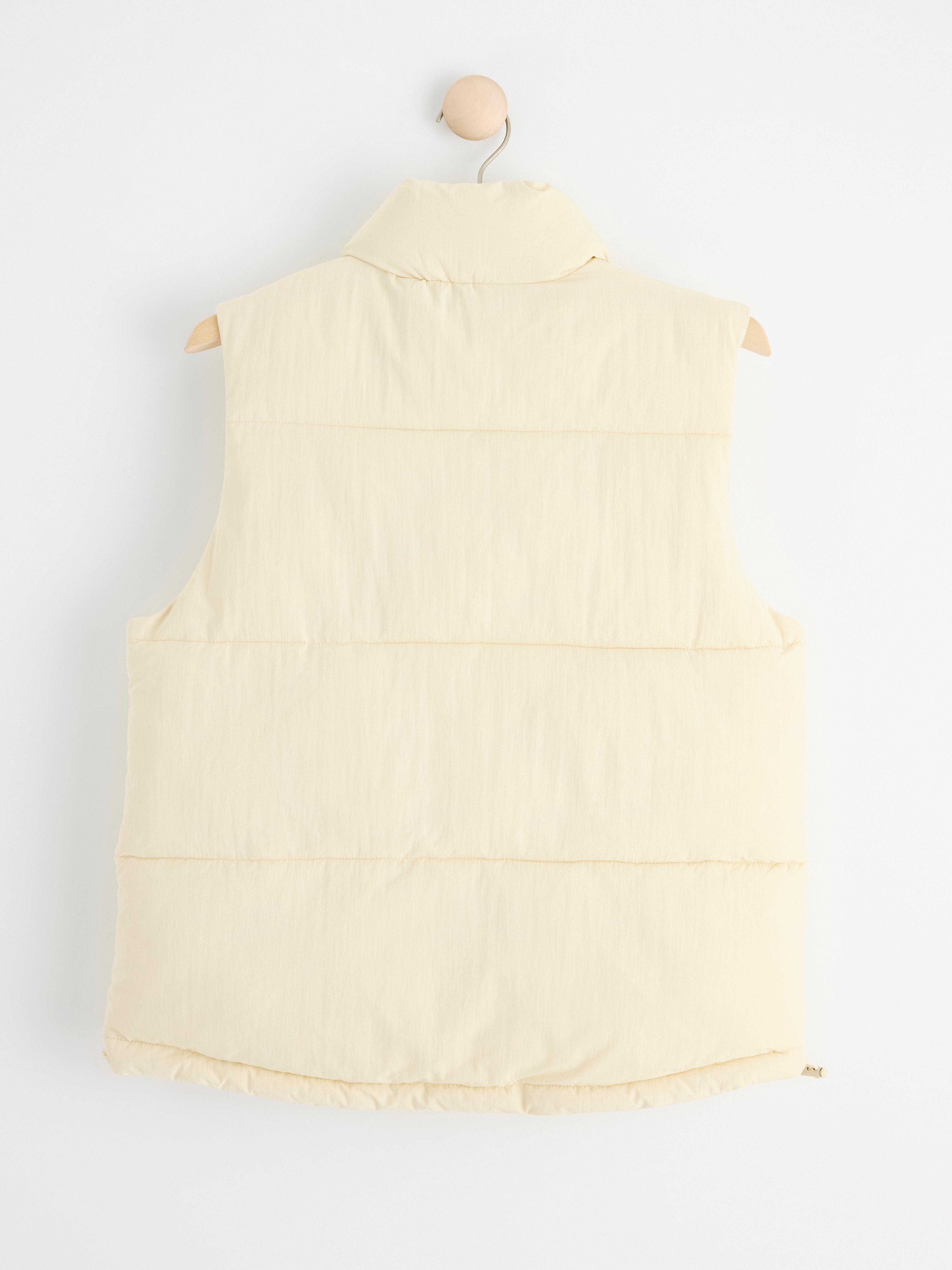 Padded vest Light Beige