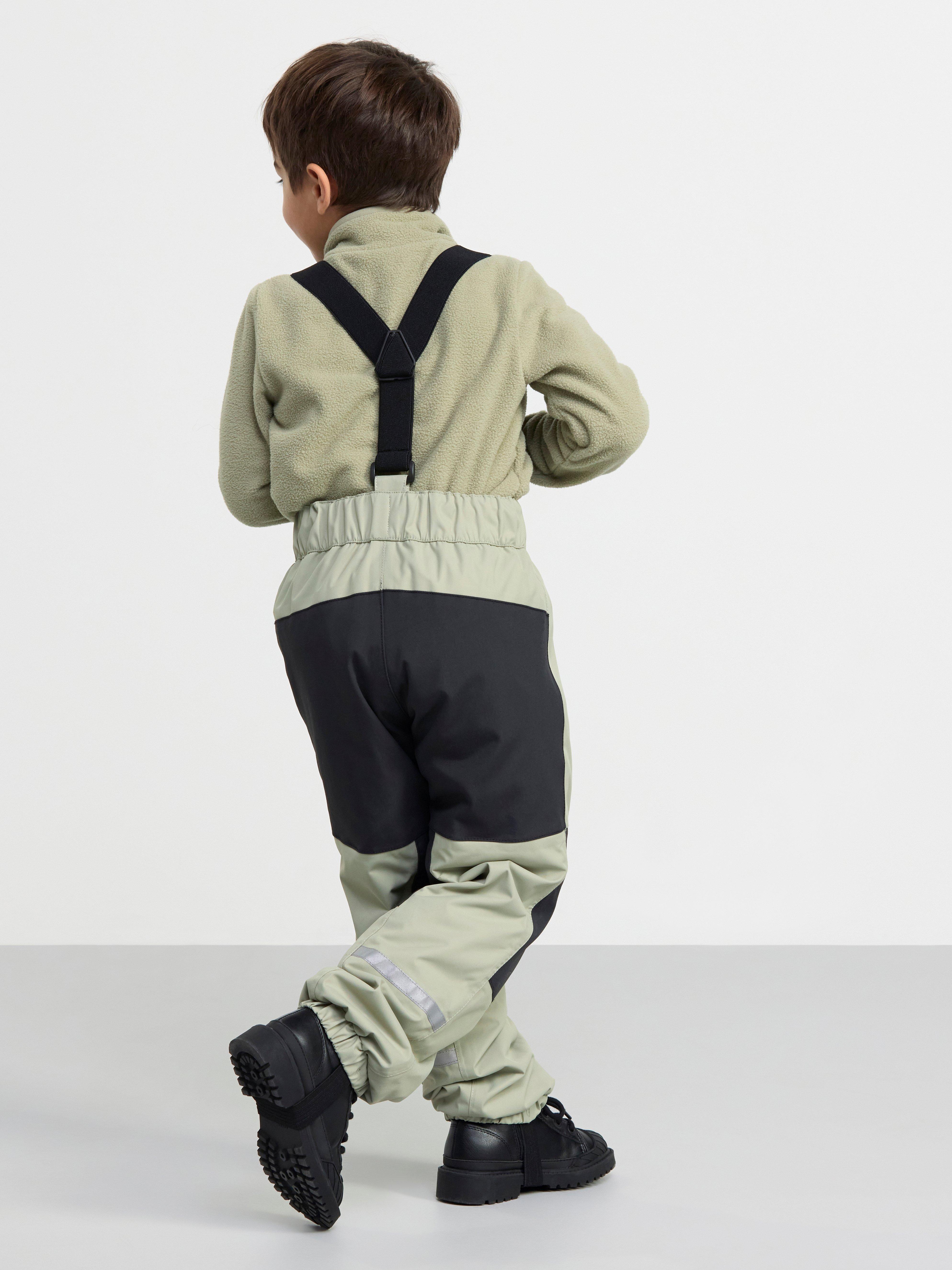 FIX Shell trousers with adjustable legs Light Dusty Green