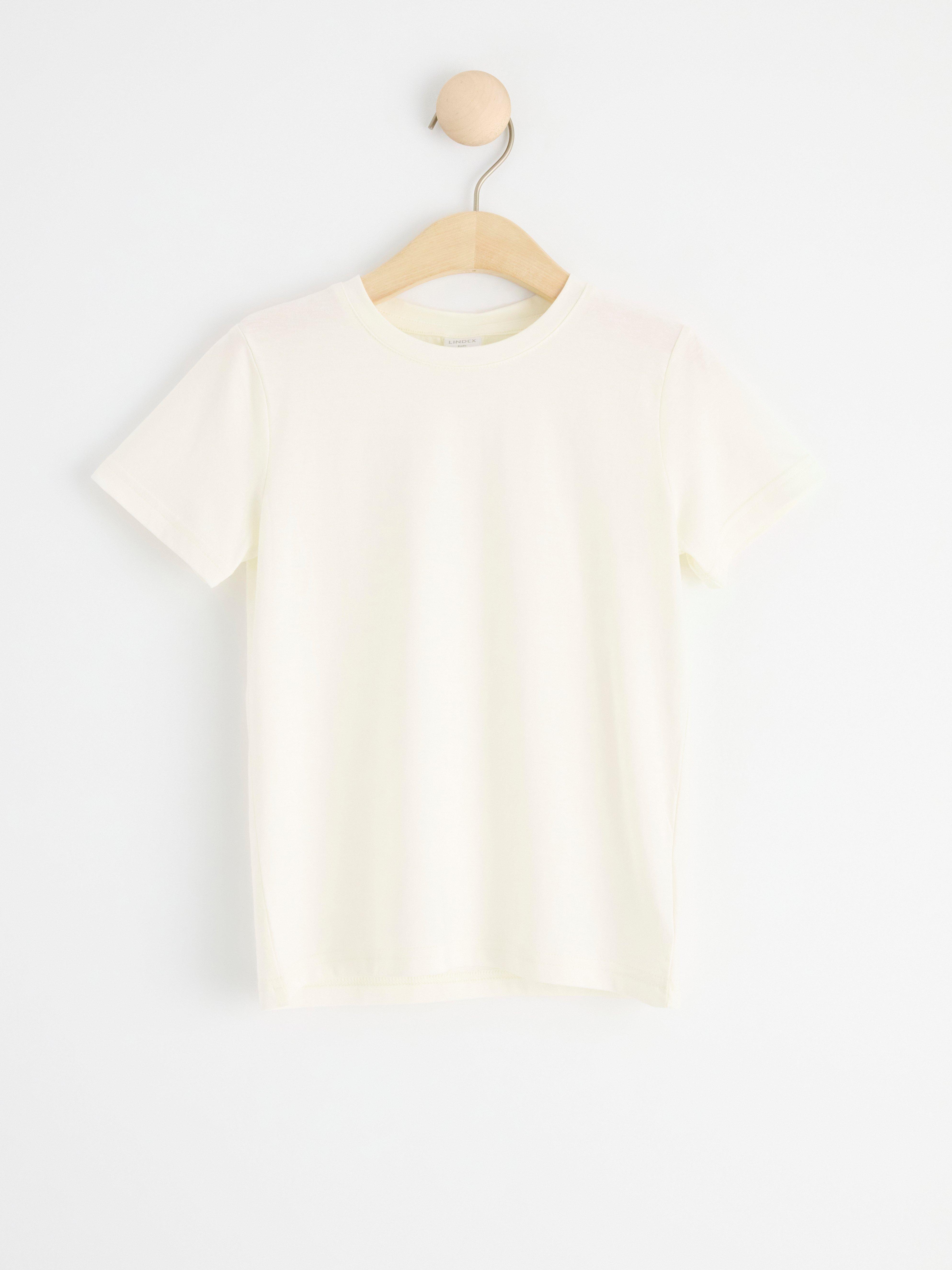 Short sleeve top Light Dusty White