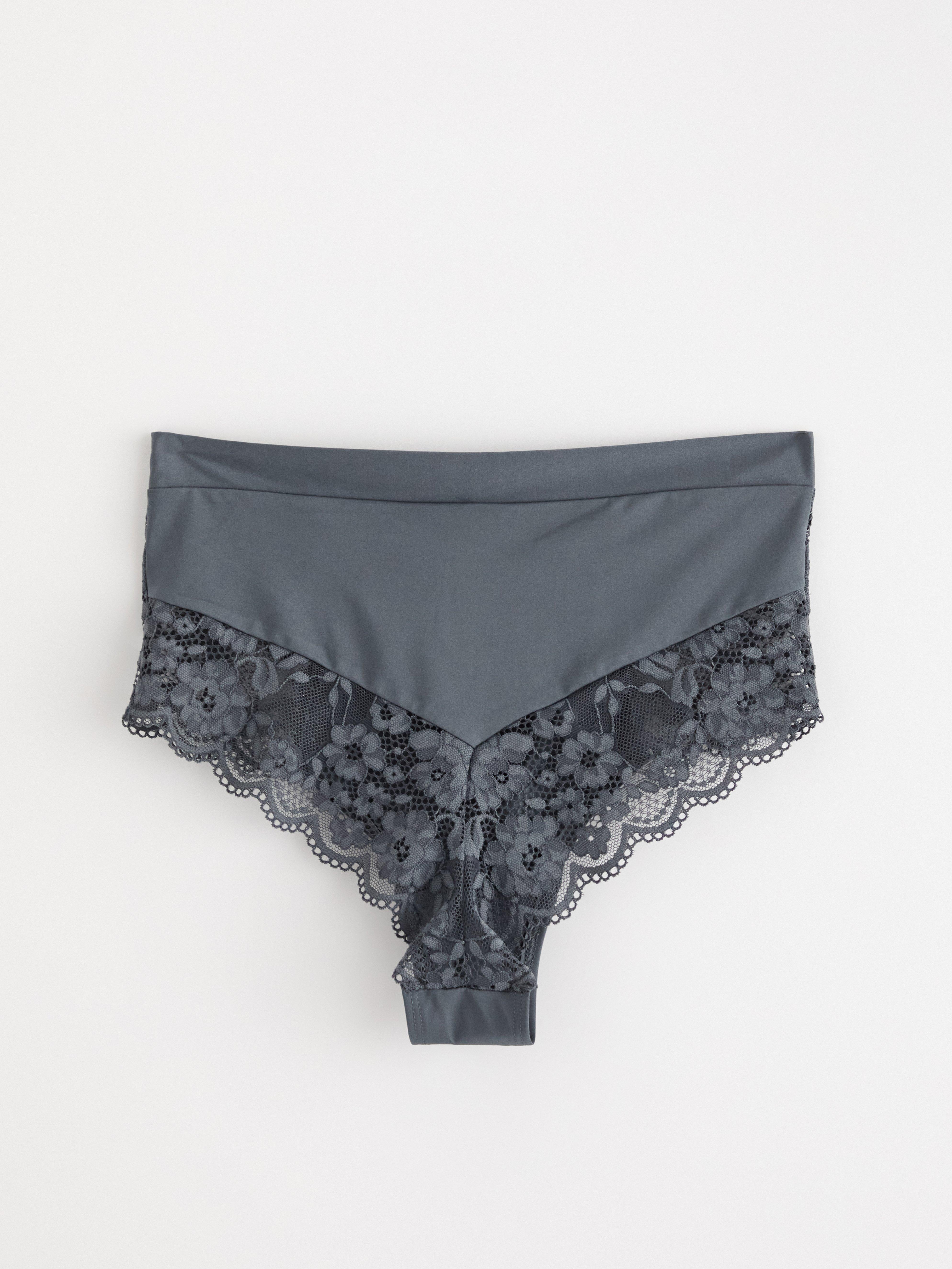 Brazilian high briefs Dark Grey