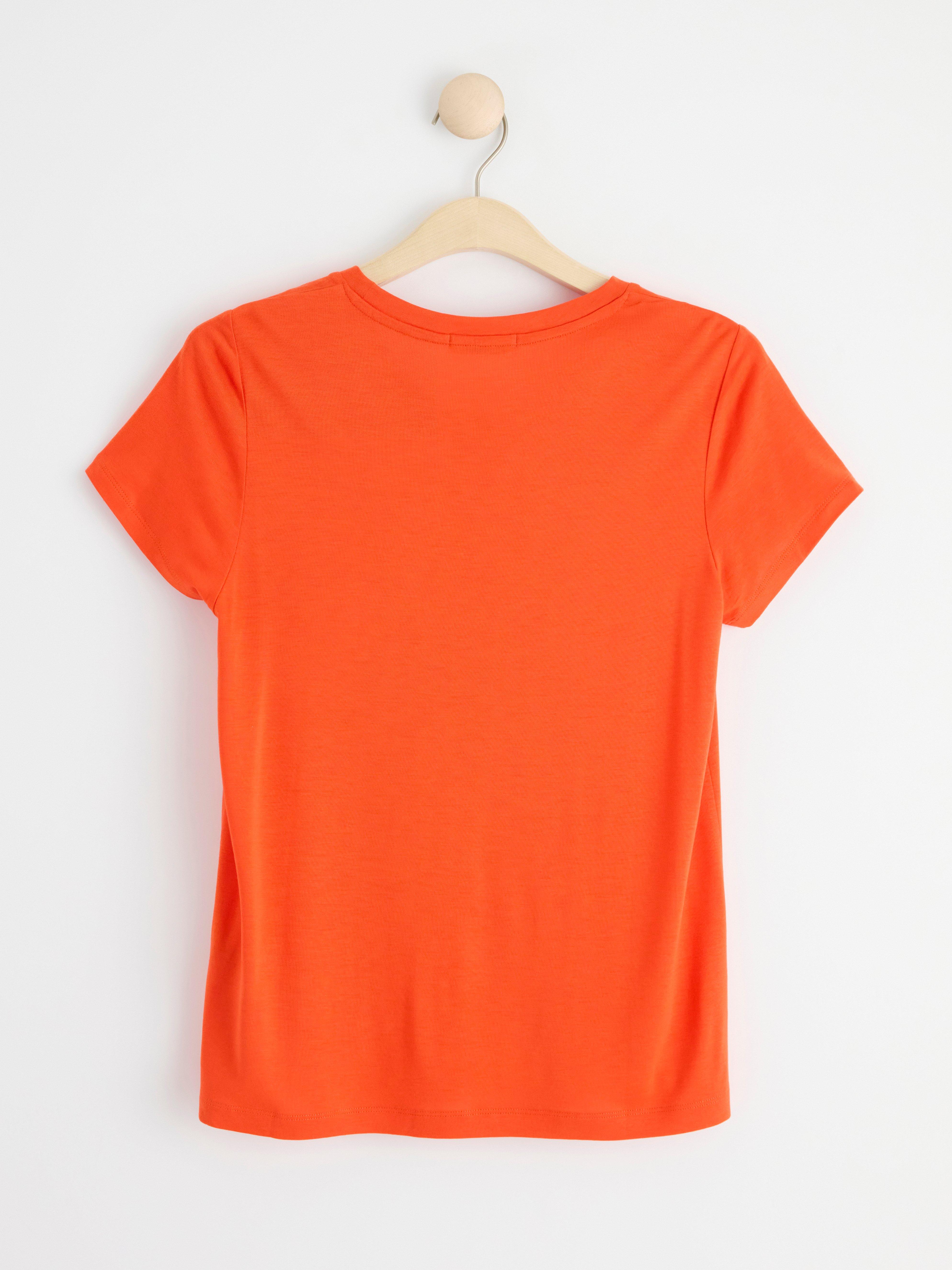 Short sleeve top Orange