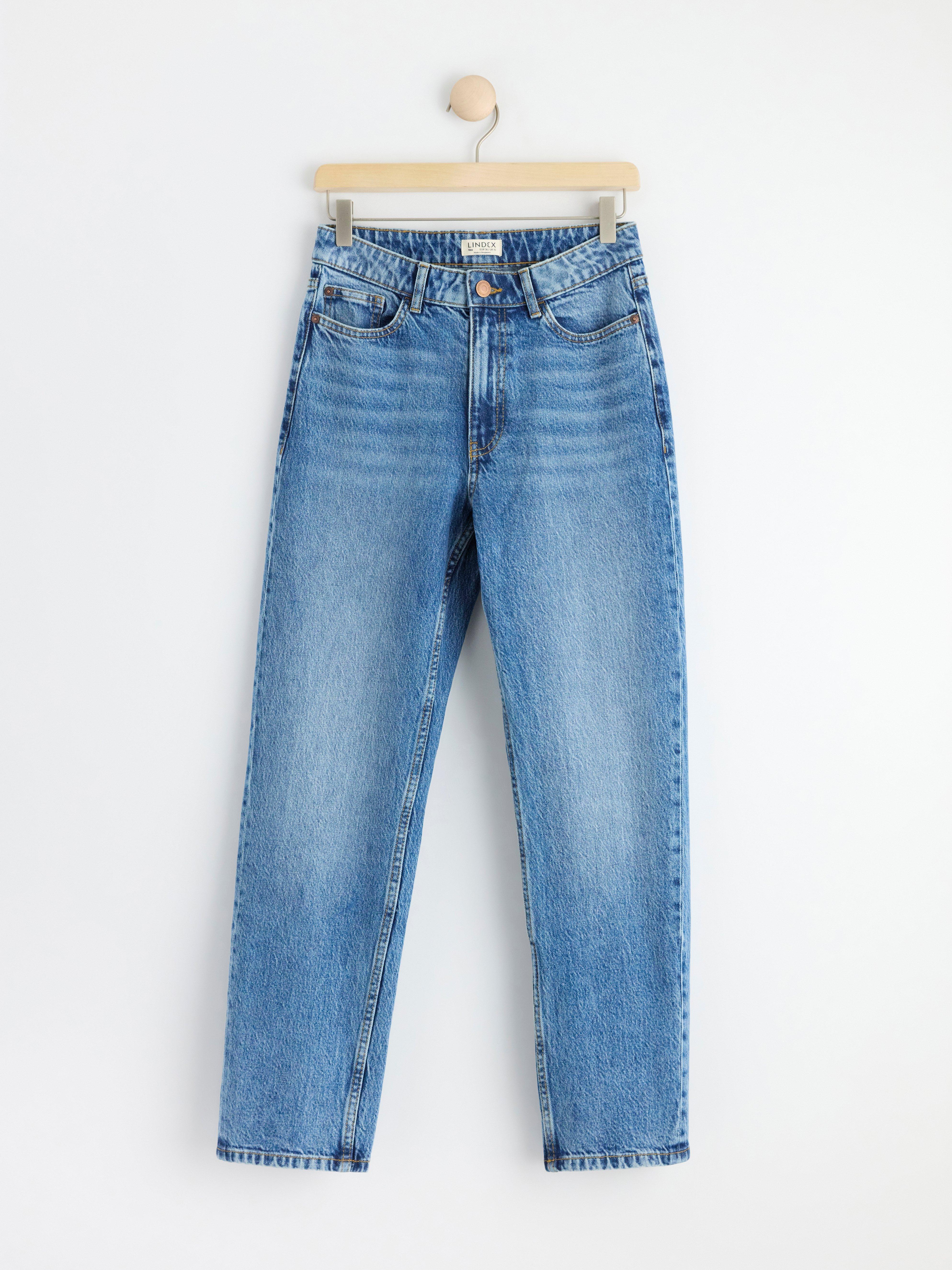 NEA Cropped straight jeans Denim blue