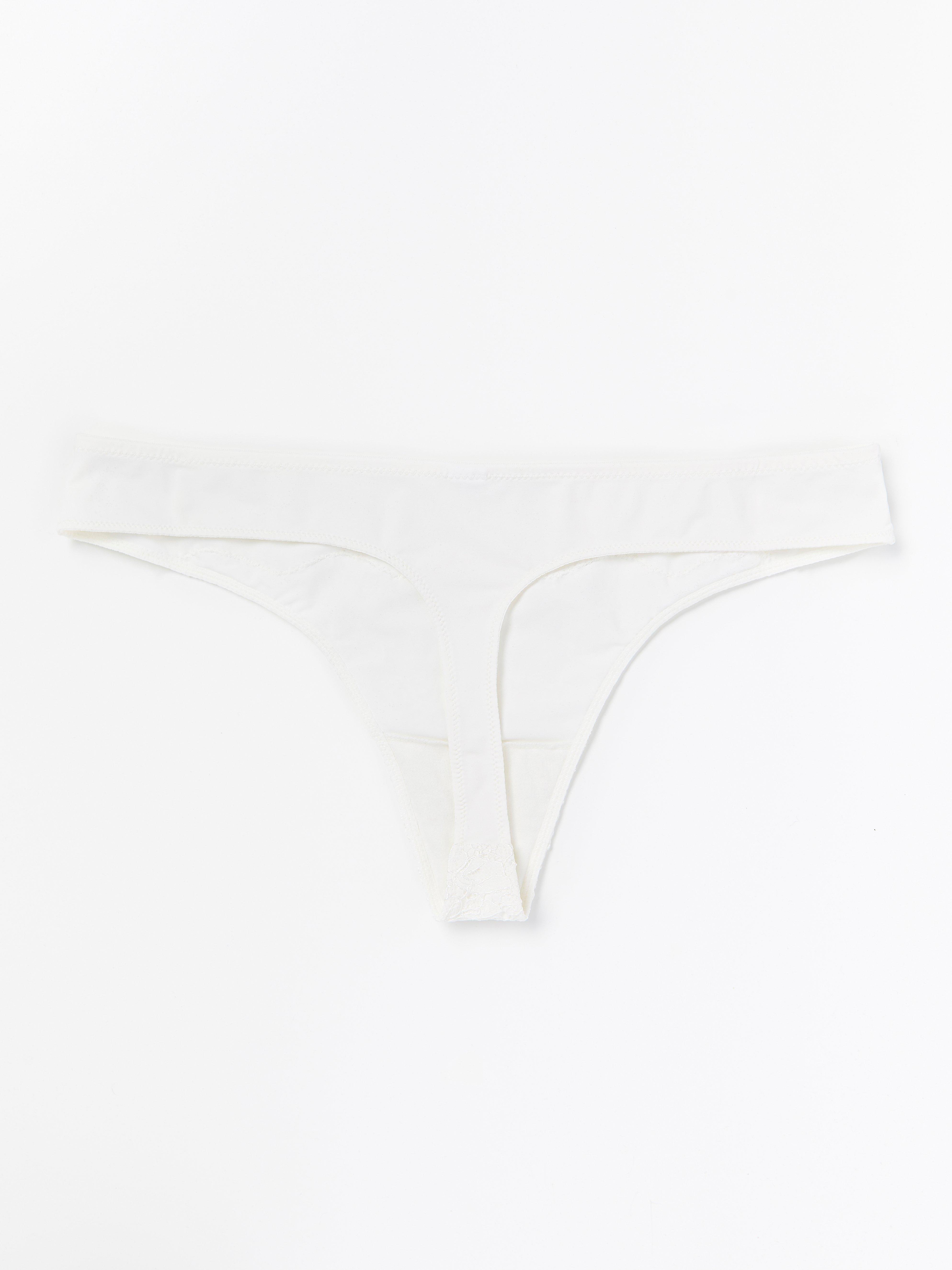Thong Low Light White