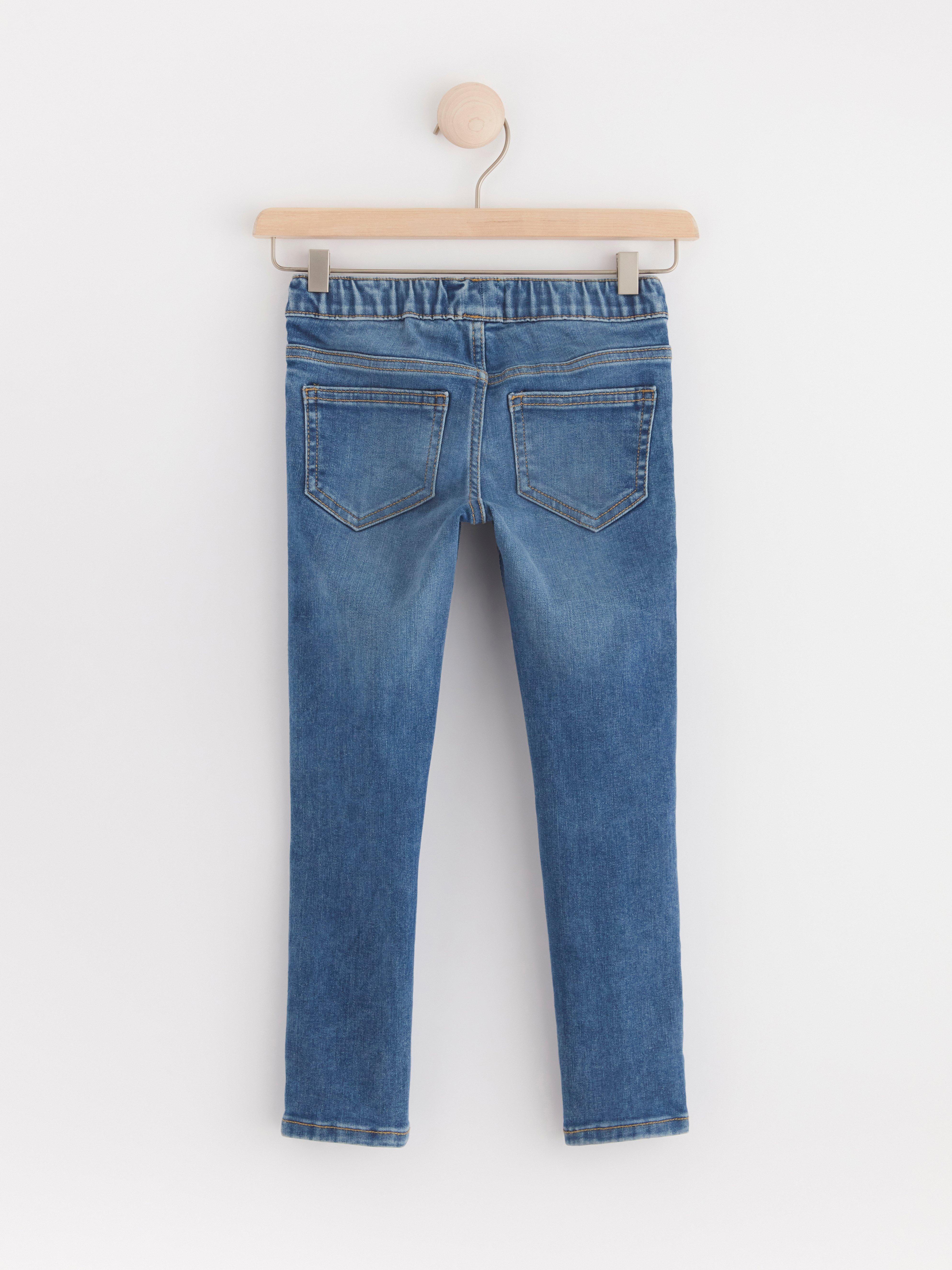 Pull up jeans with unicorns Denim