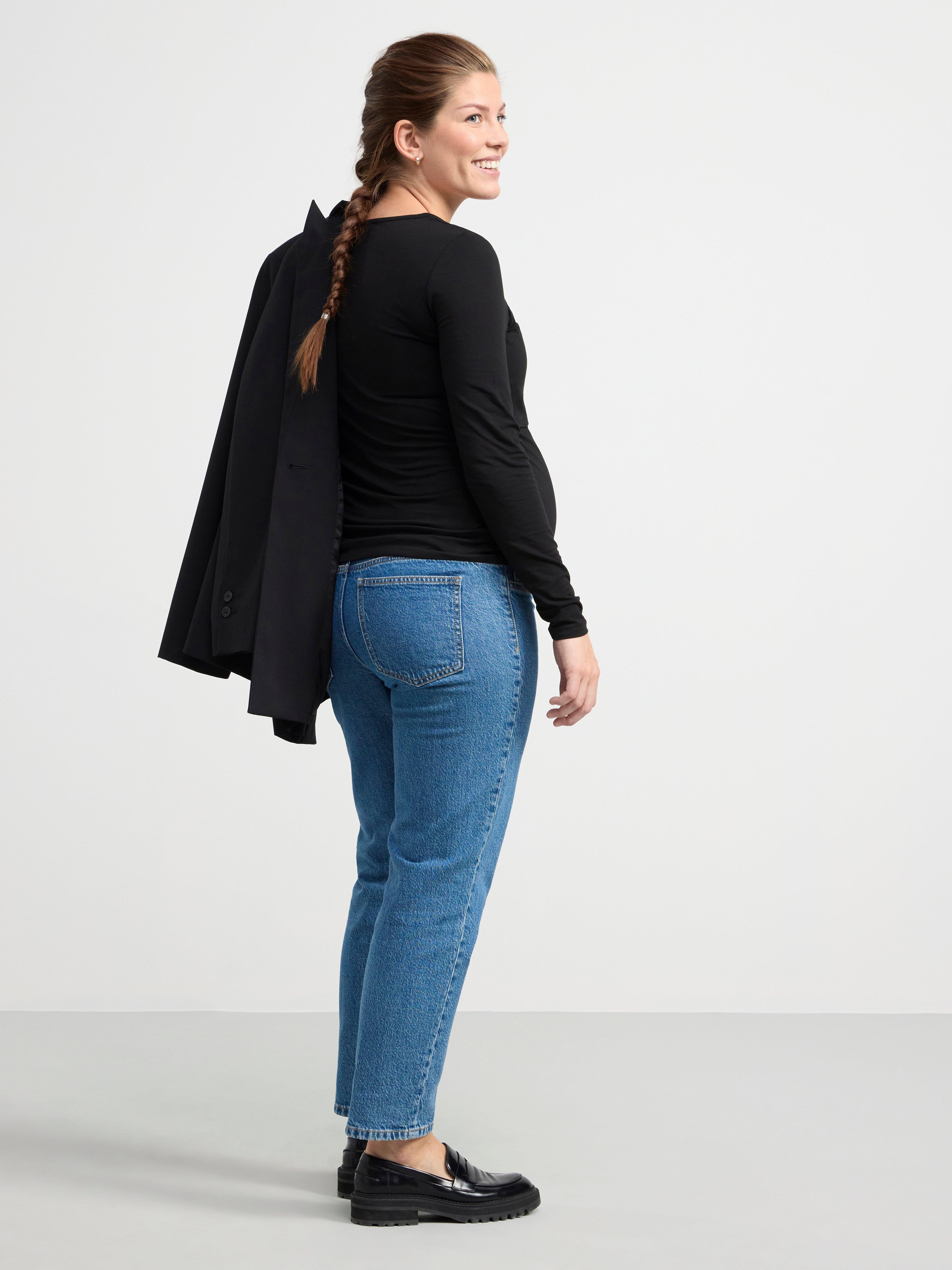 MOM Long sleeved nursing top Black