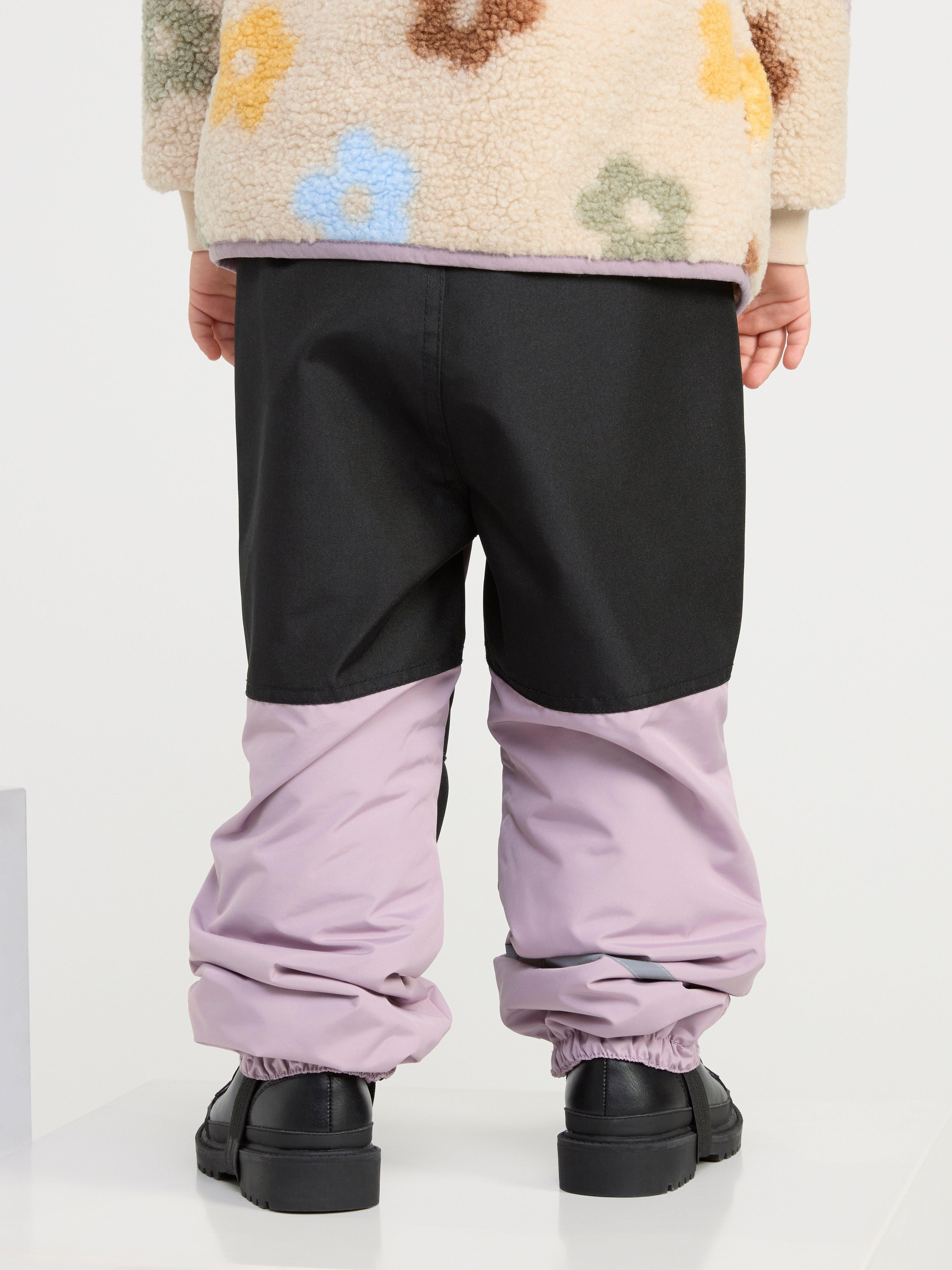 Water repellent shell trousers Light Dusty Lilac