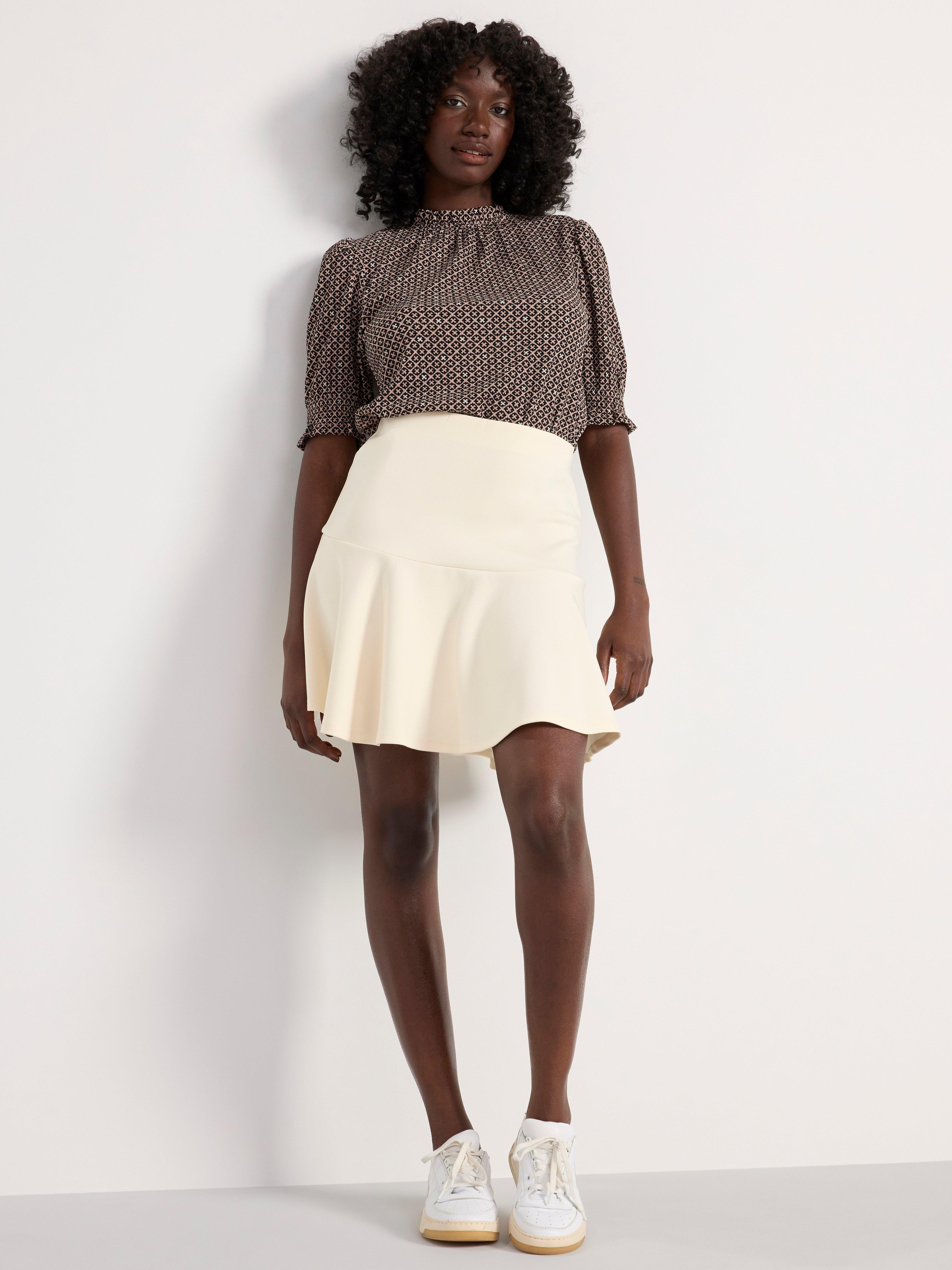 Mini skirt Dusty White