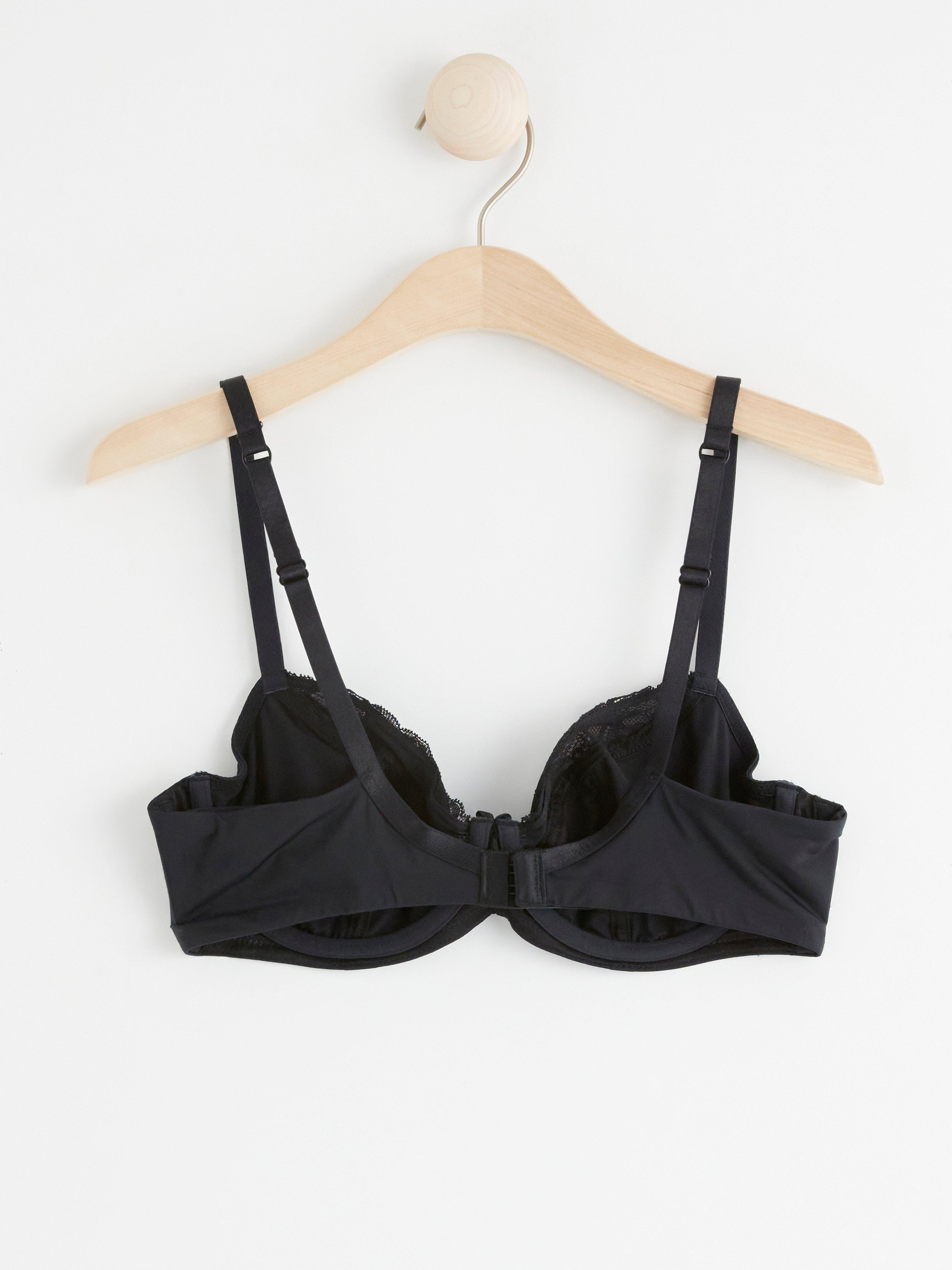 Aster Unpadded Bra Black