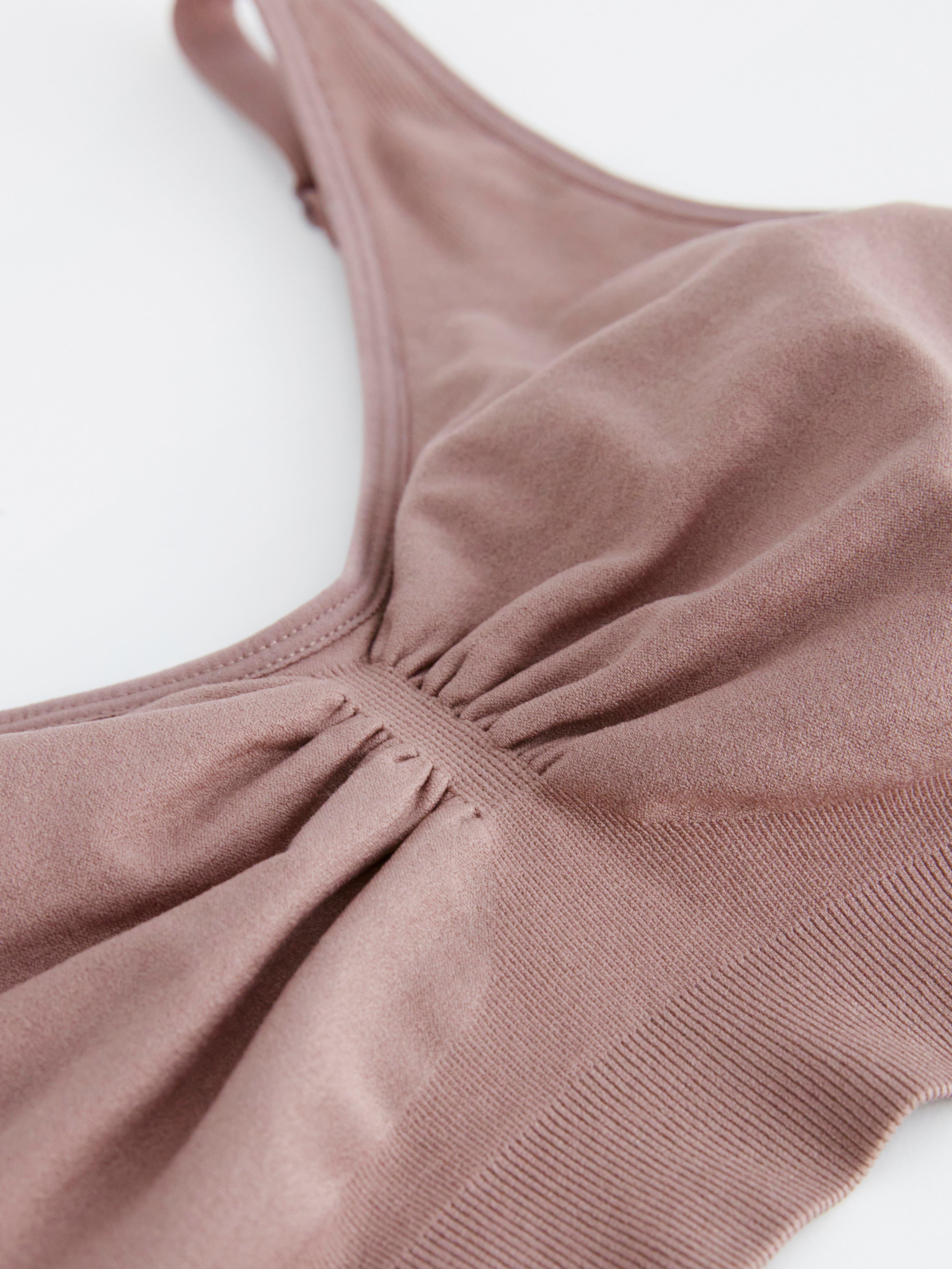Soft seamless bra Light Dusty Lilac