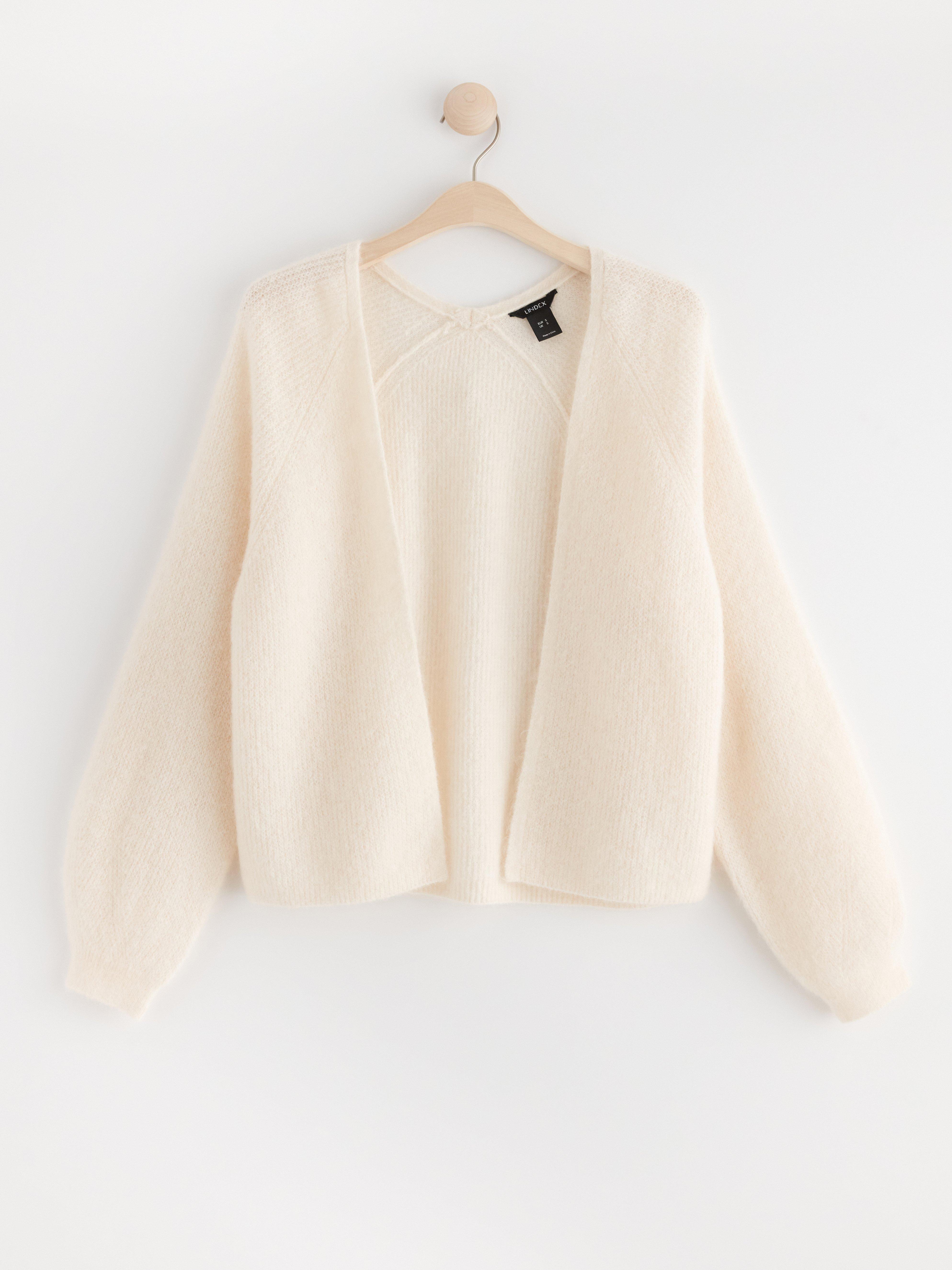 Cardigan in wool blend Off White