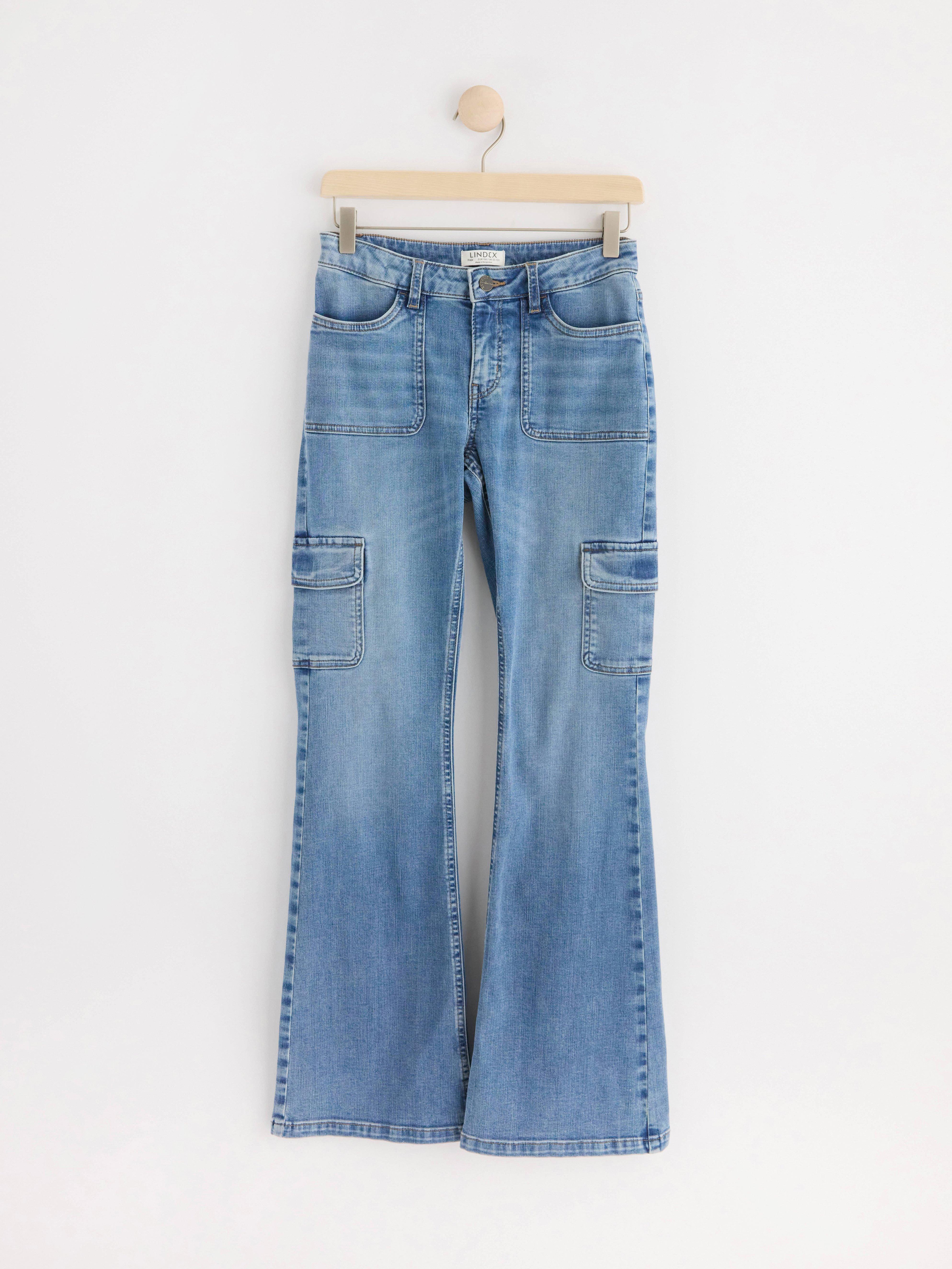 FREJA Flared leg Jeans Light denim