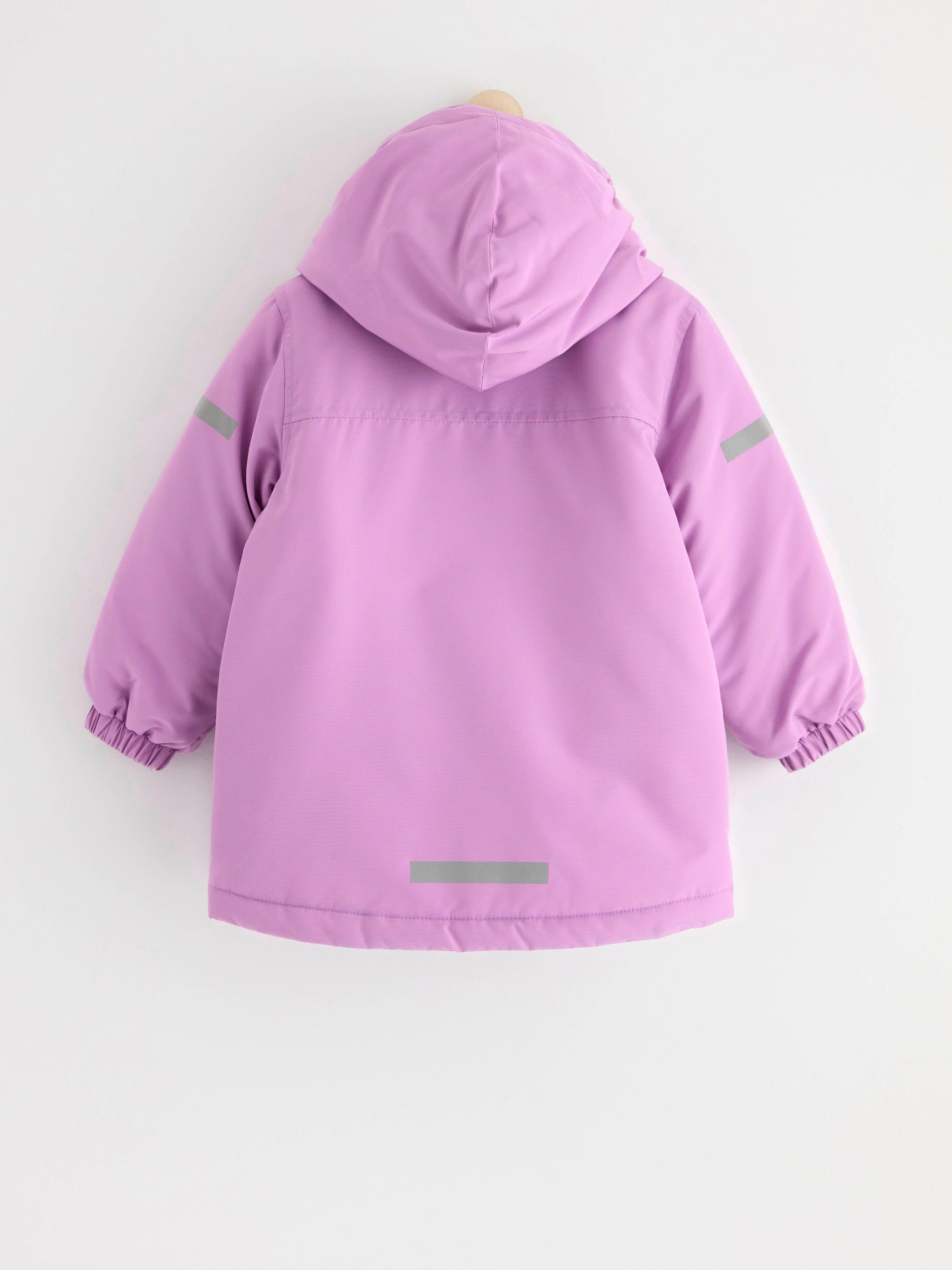 Water repellent padded jacket Light Dusty Lilac