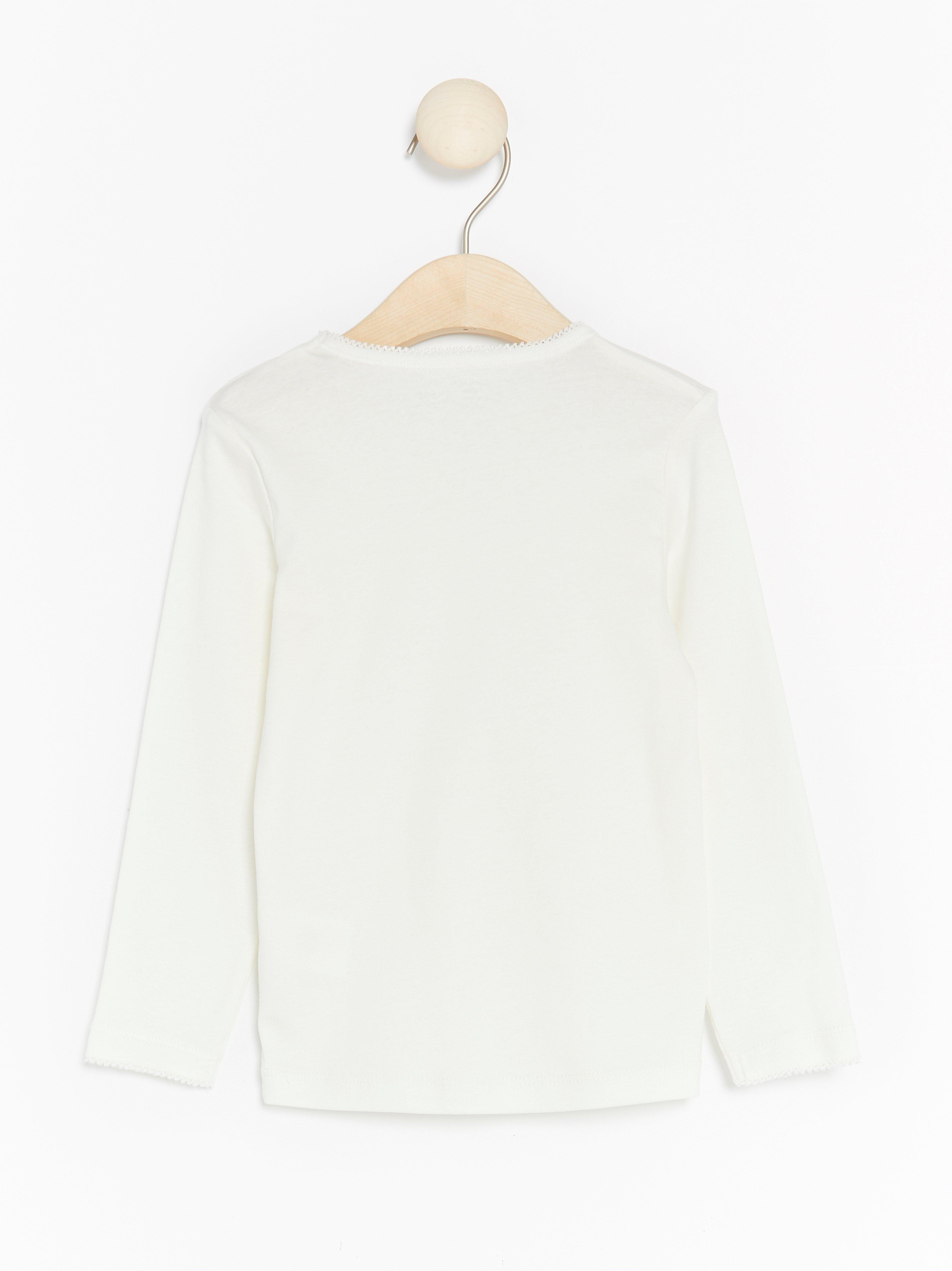 Long sleeve top Dusty White