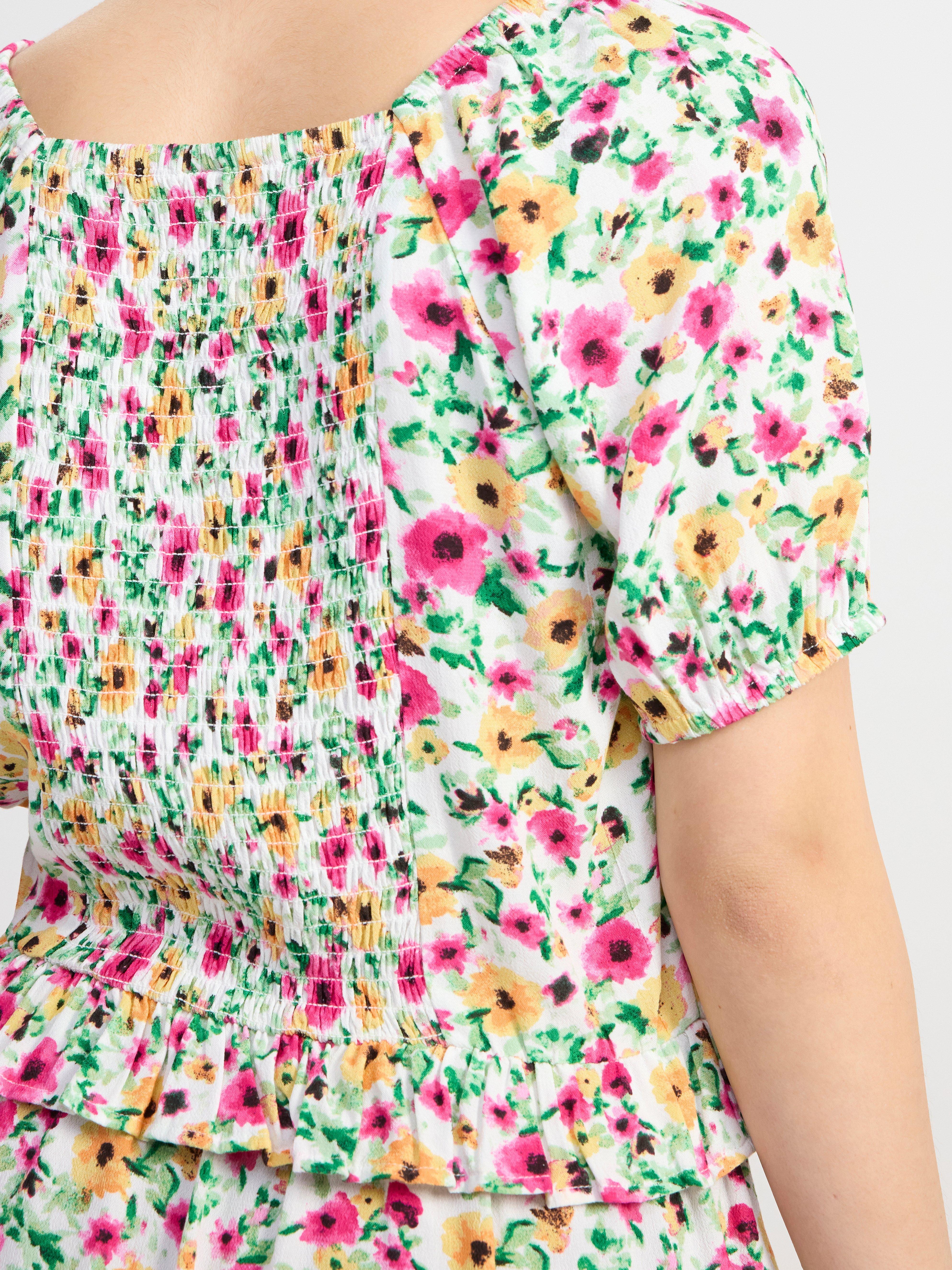 Puff sleeve blouse Light Dusty White