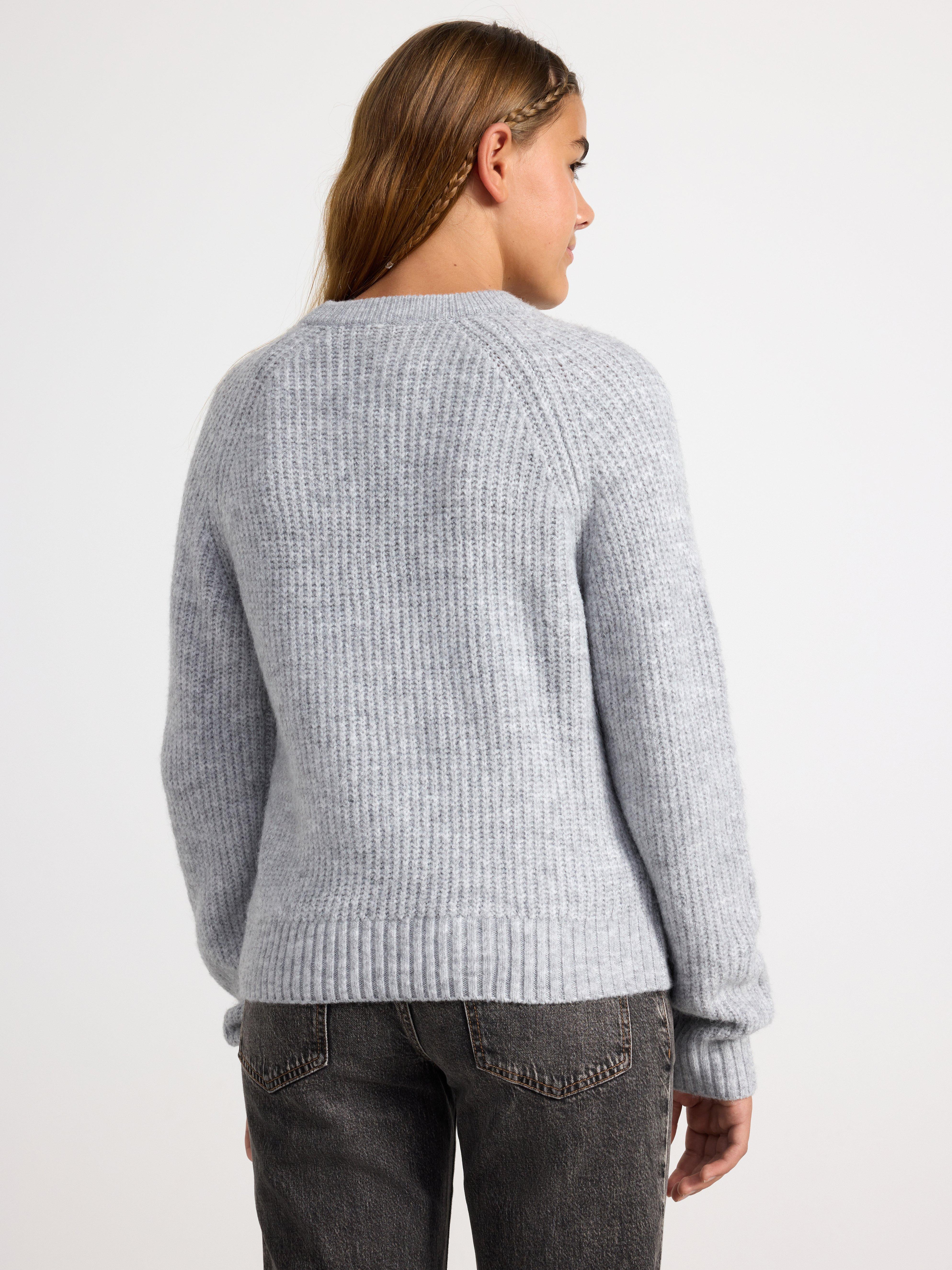 Knitted jumper Grey Melange