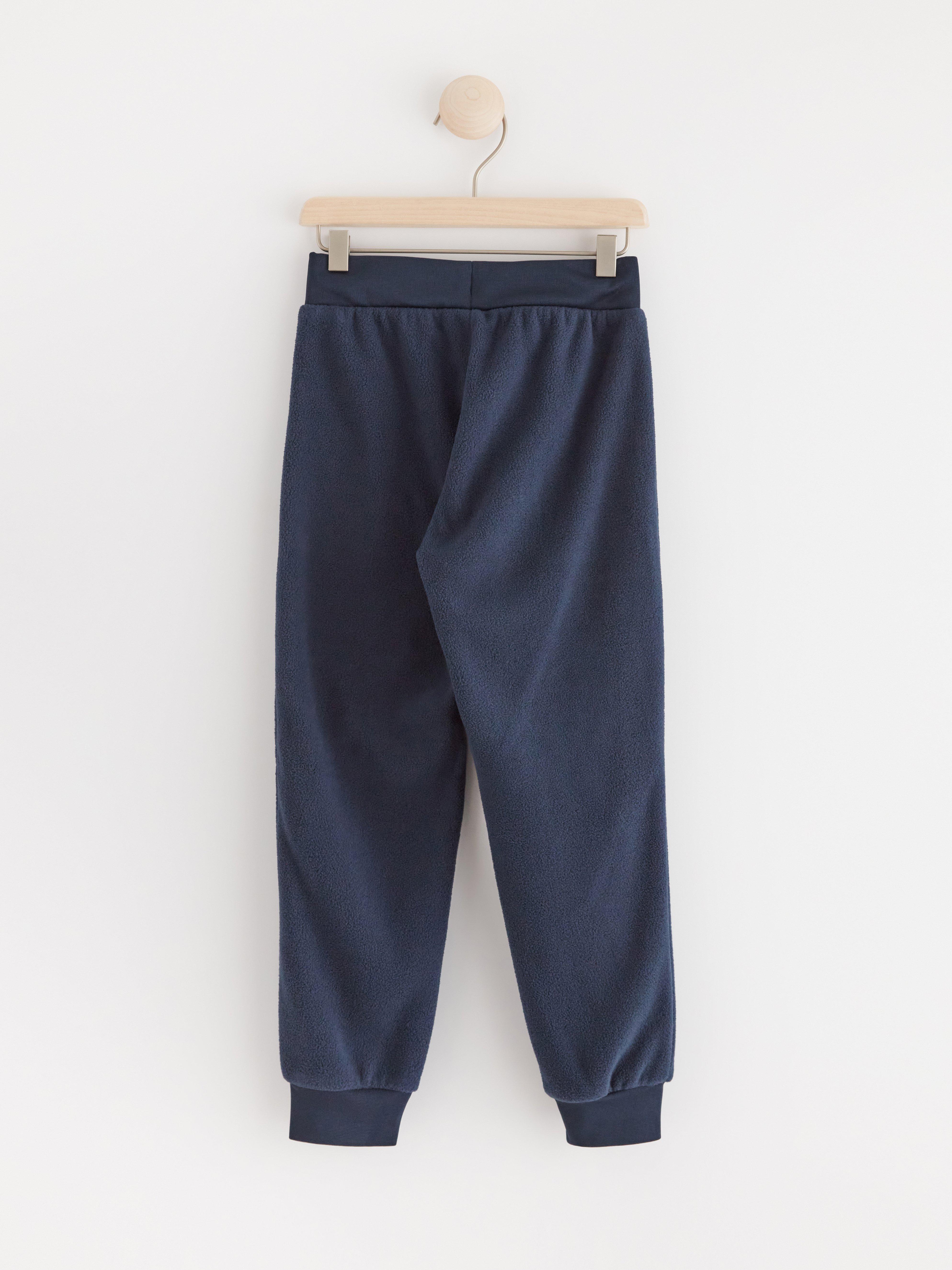 FIX Trousers in fleece Dark Navy