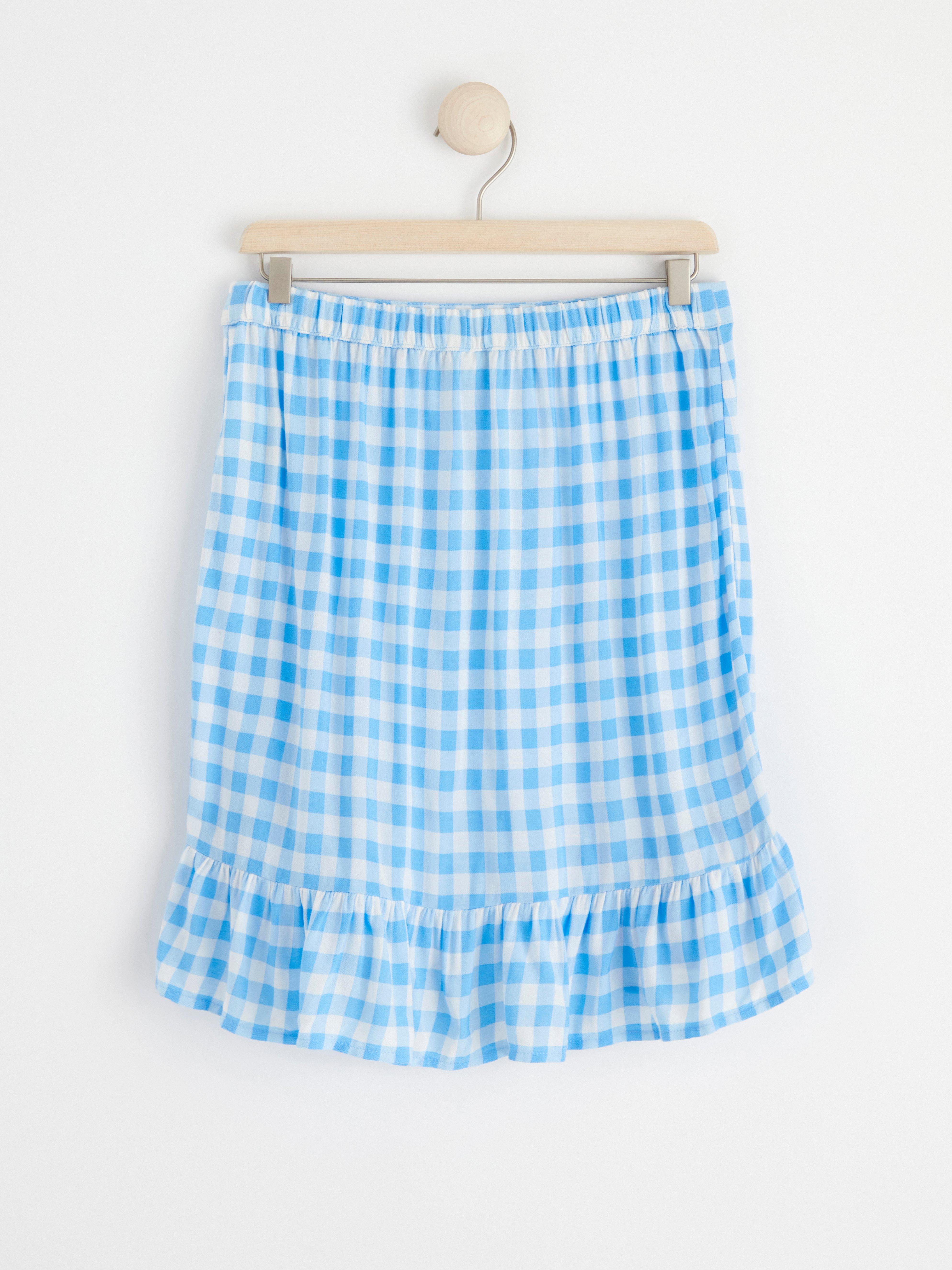 Flounce skirt Light Dusty Blue