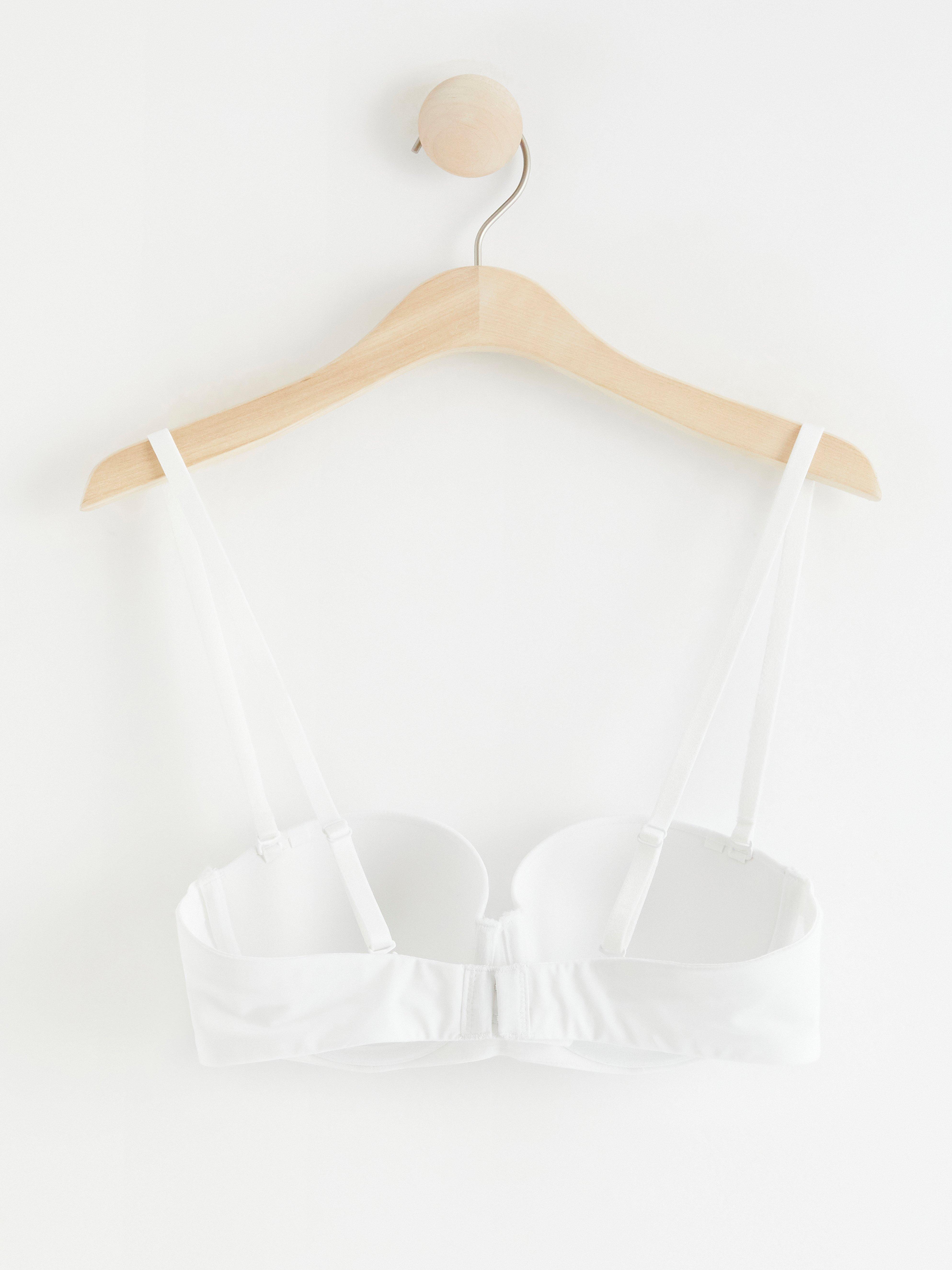 Björk strapless bra White