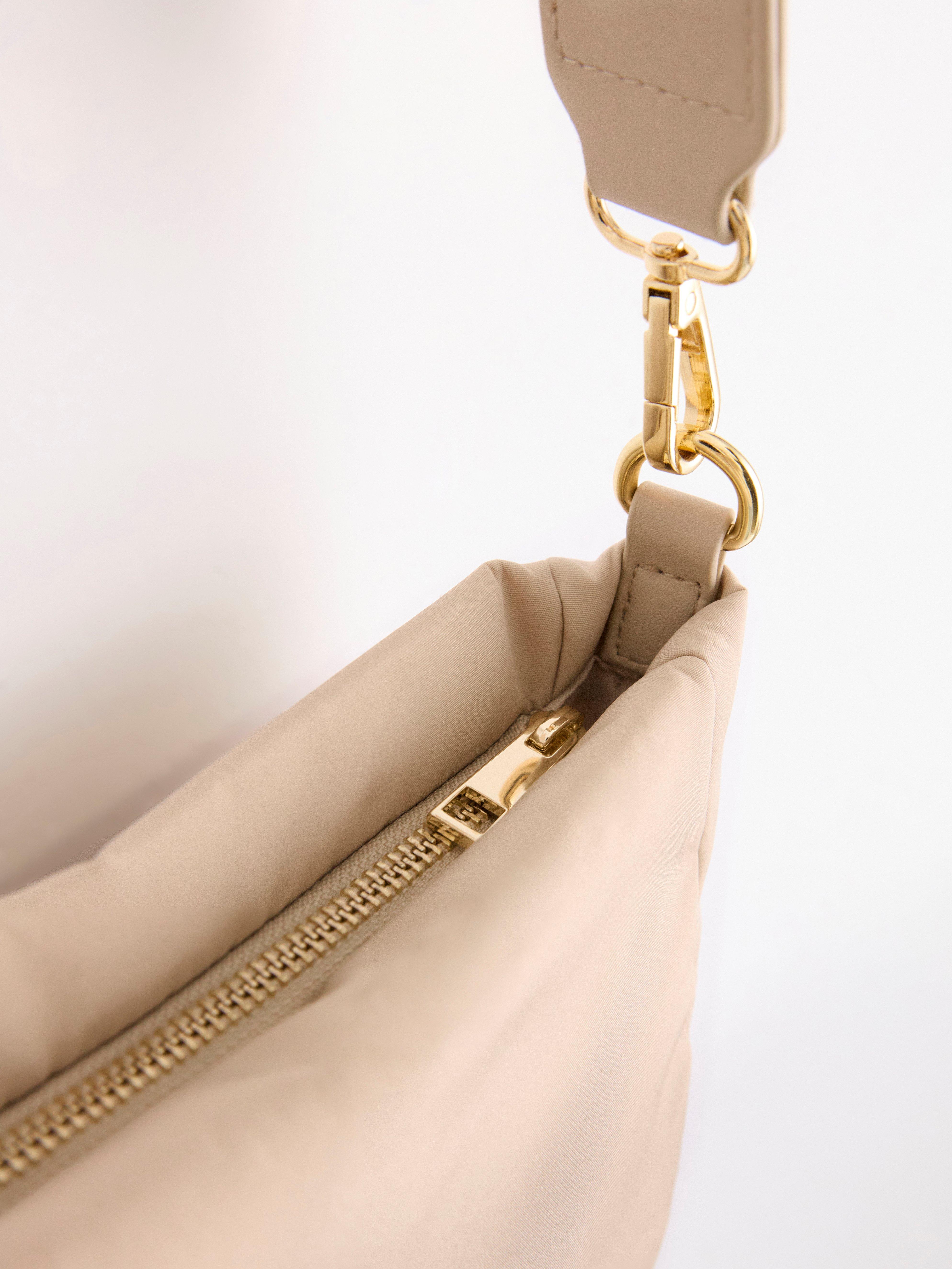 Padded shoulder bag Light Beige