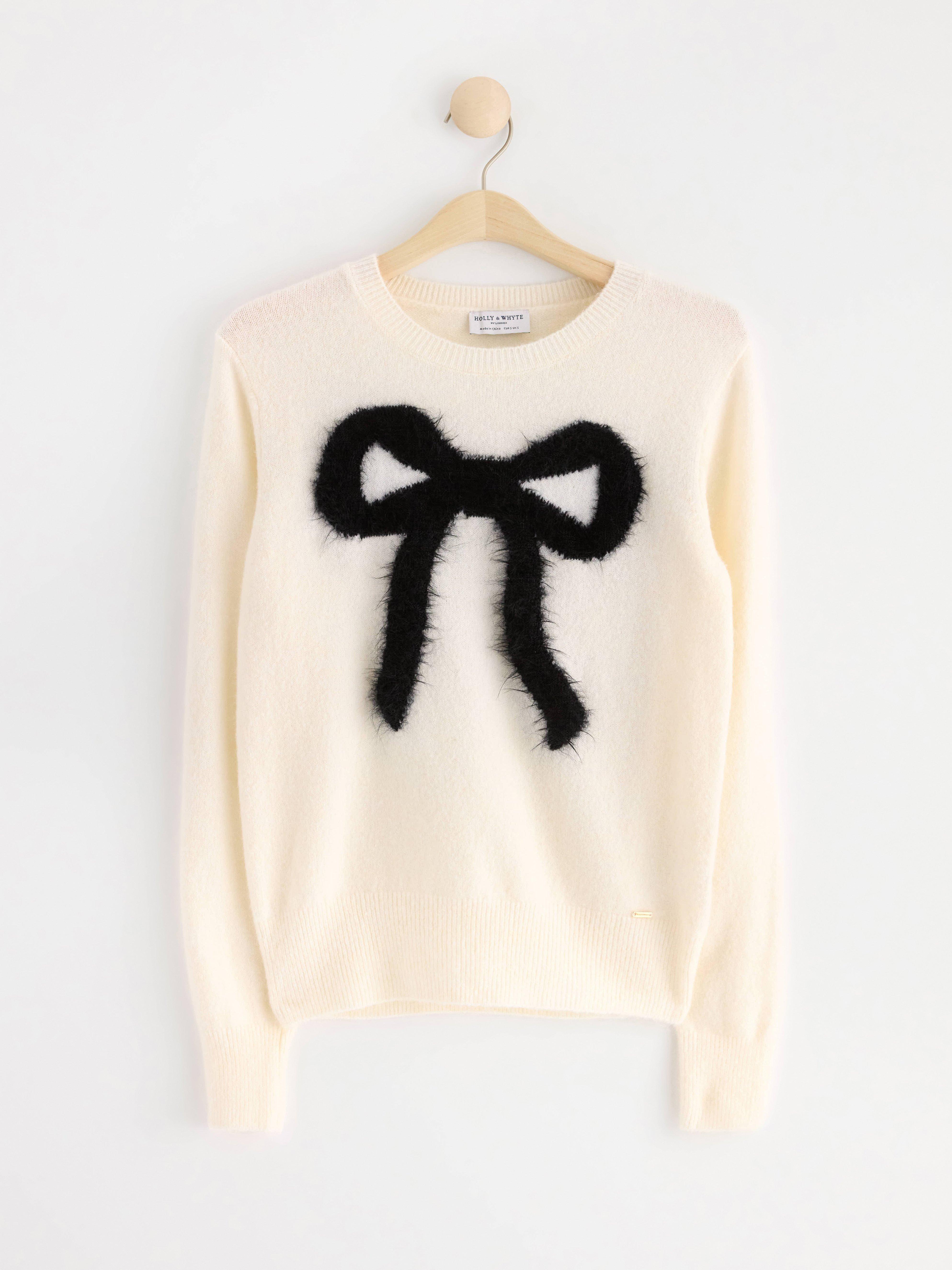 Fine-knitted jumper Light Dusty White