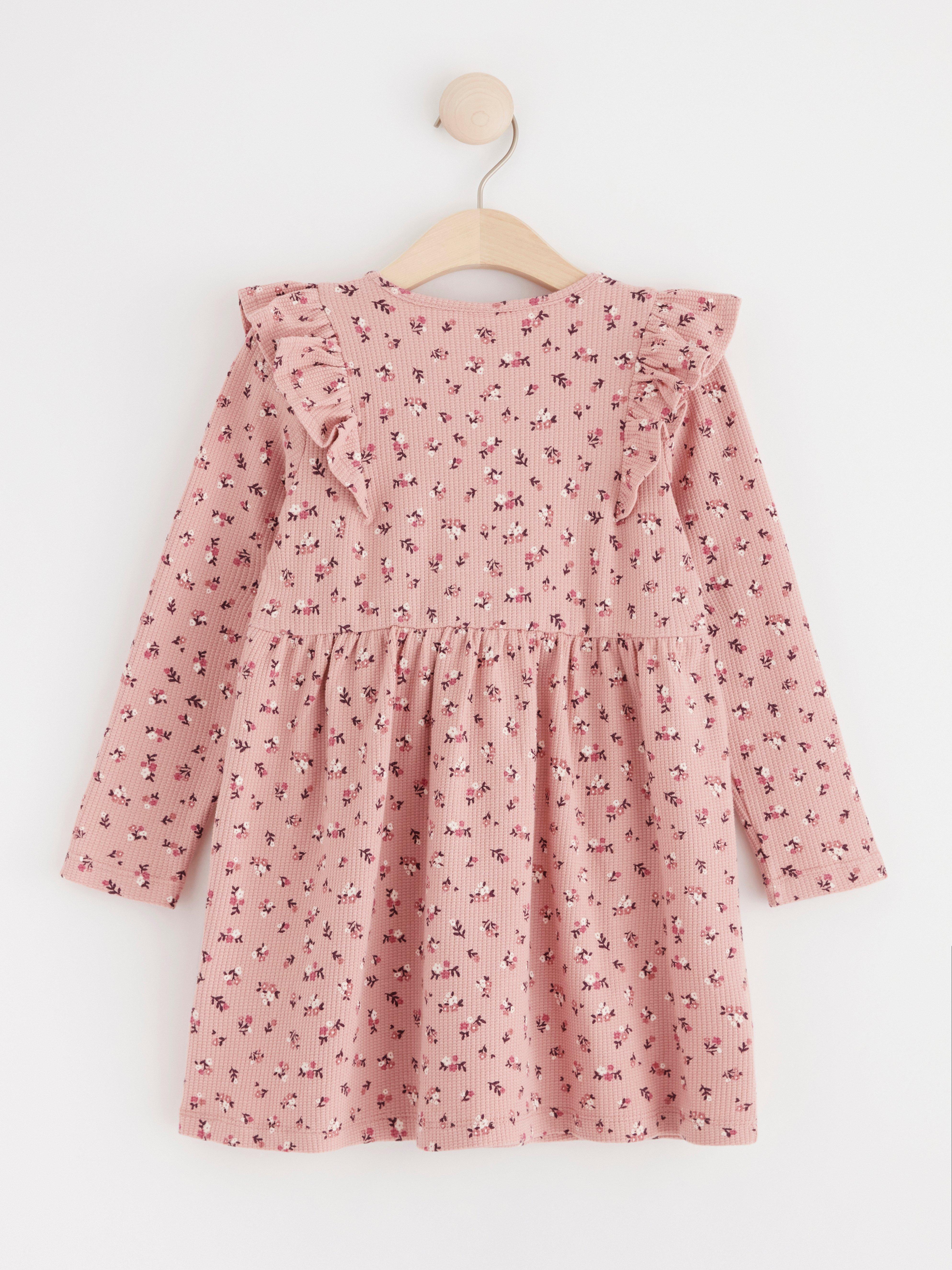 Dress with flowers Dusty Pink