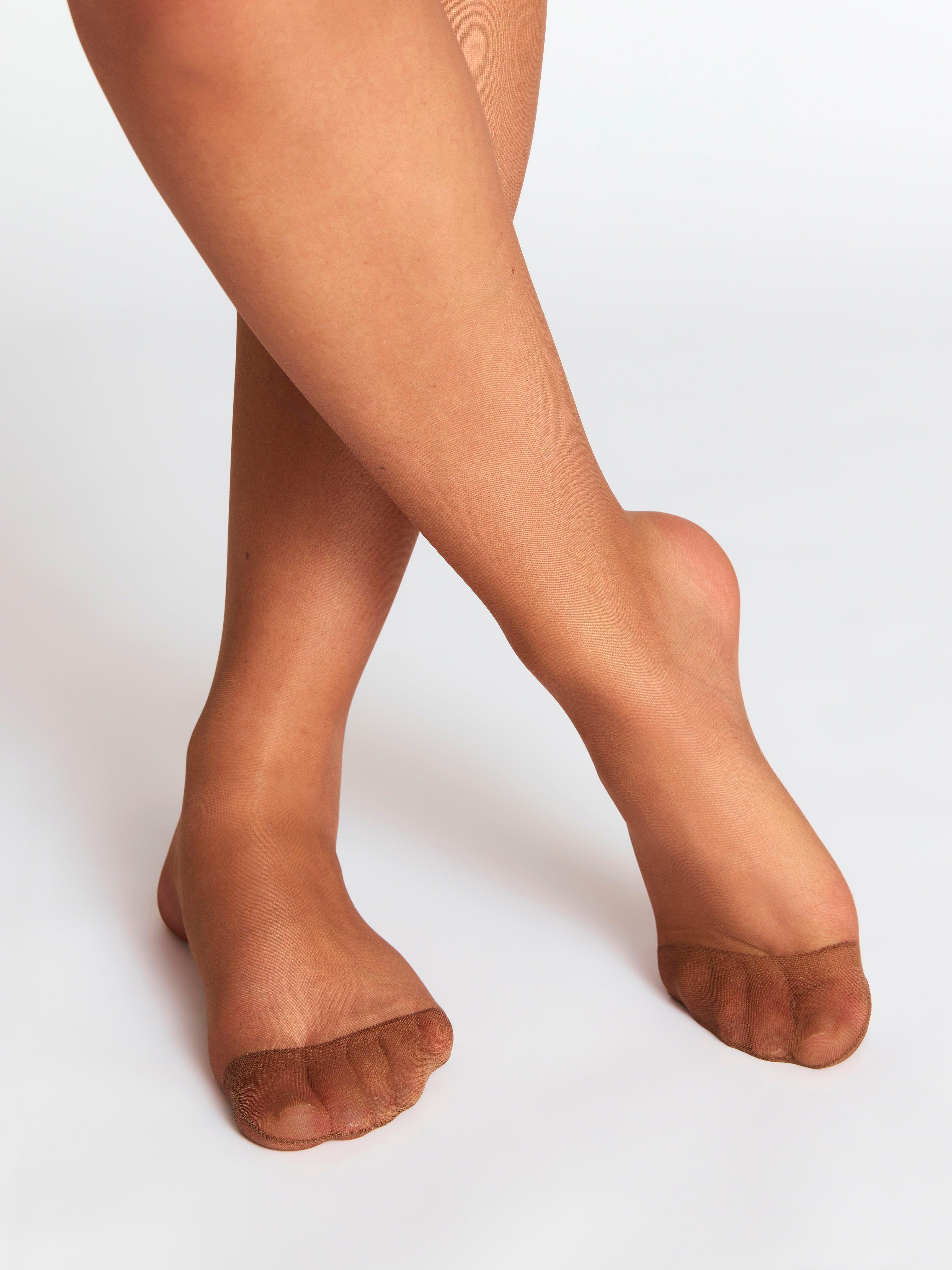 Comfort waist semi shine tights 15 denier Light Brown