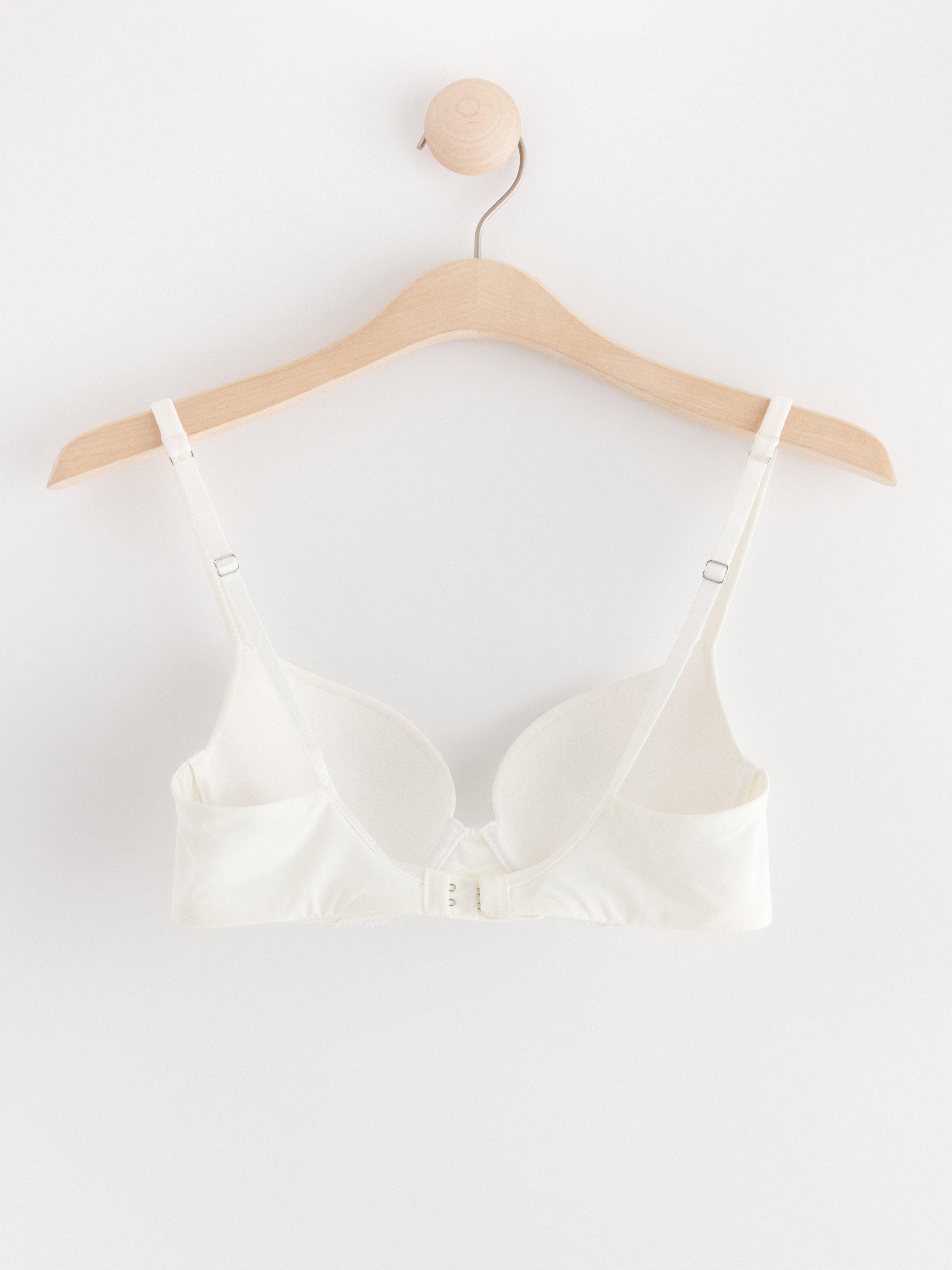 Orchid push-up bra Light White