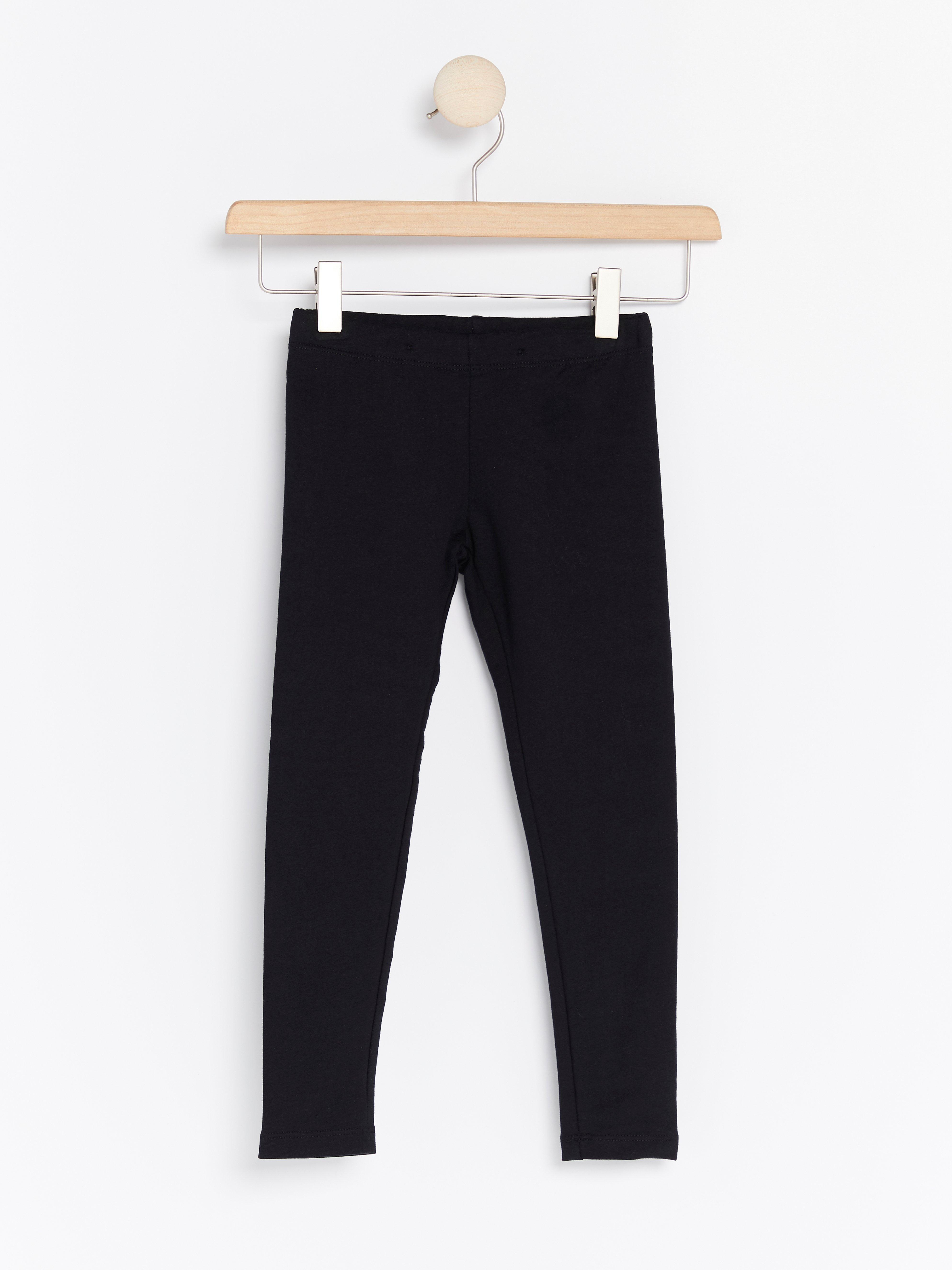 Leggings with Brushed Inside Black