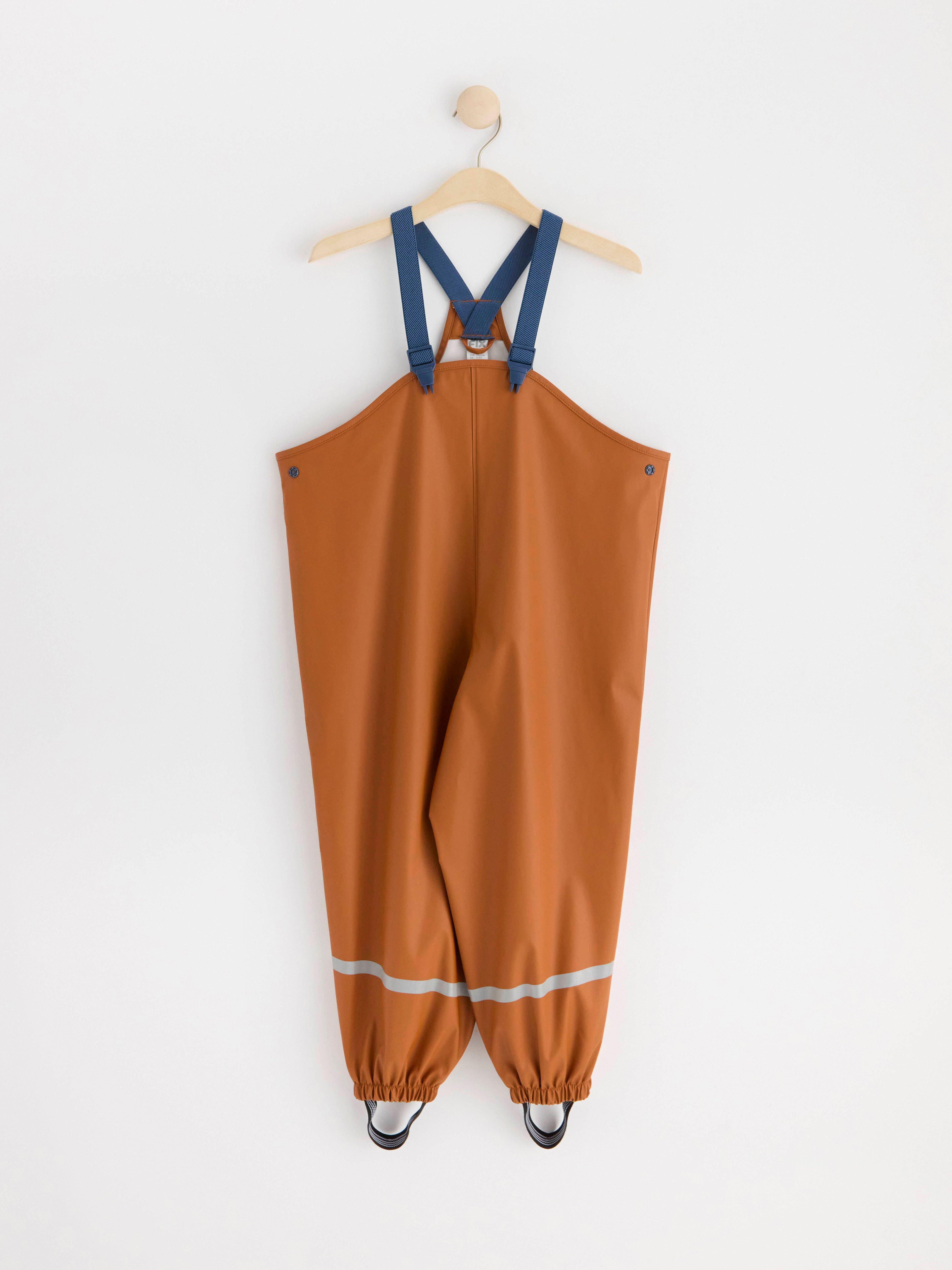 FIX Rain trousers Dark dusty yellow