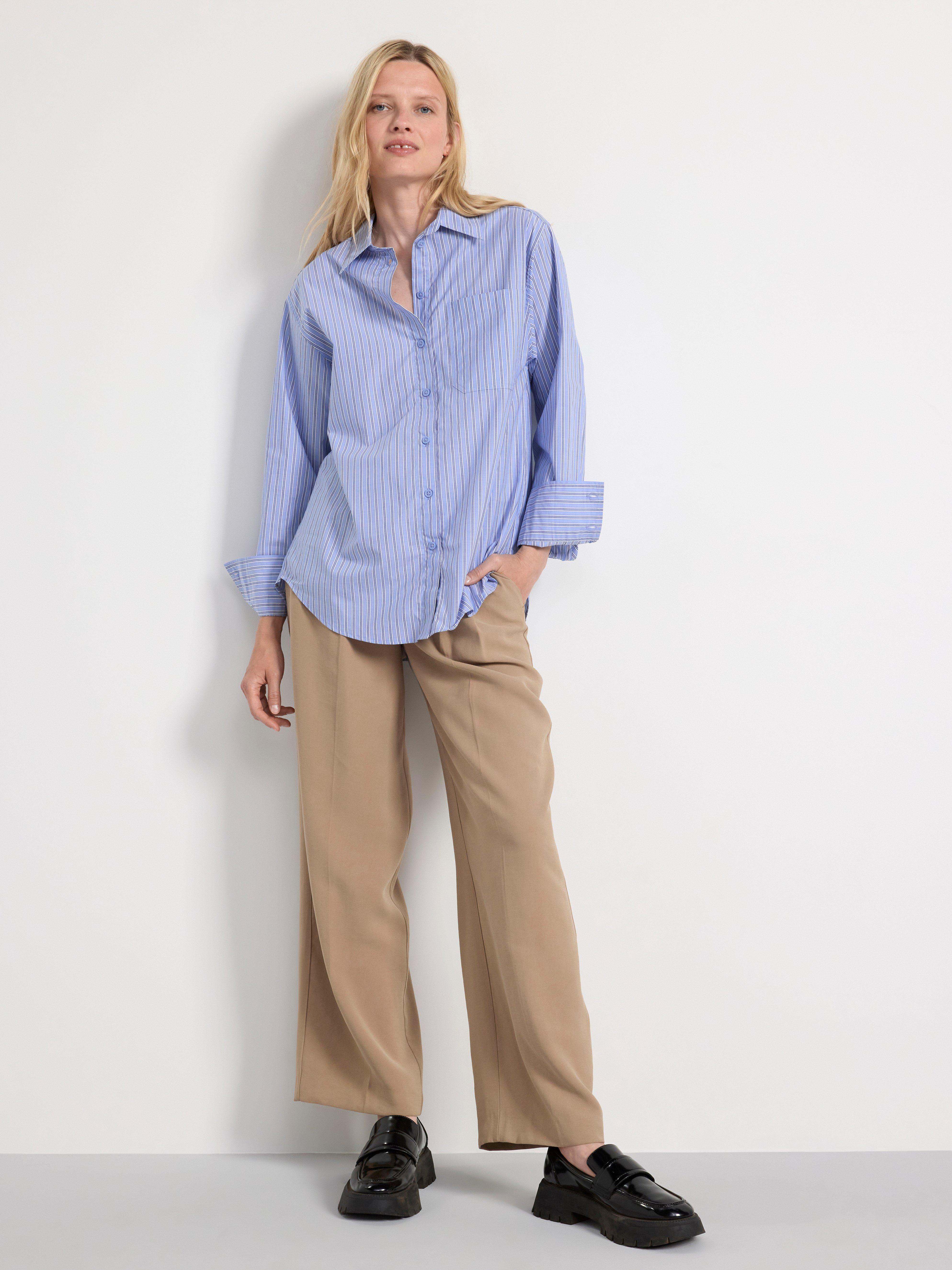 Long sleeve shirt blue