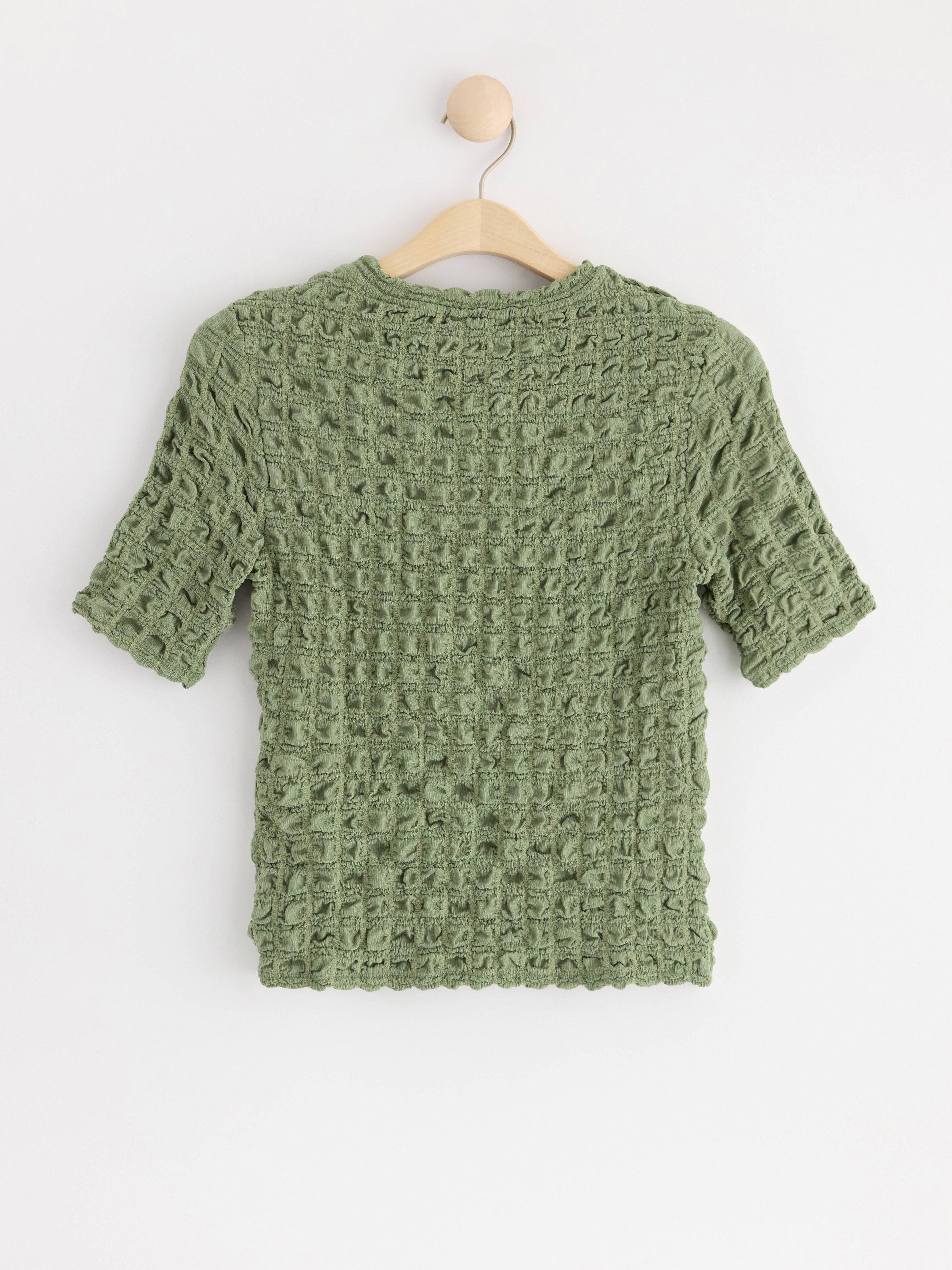 Top  crinkled Light Khaki