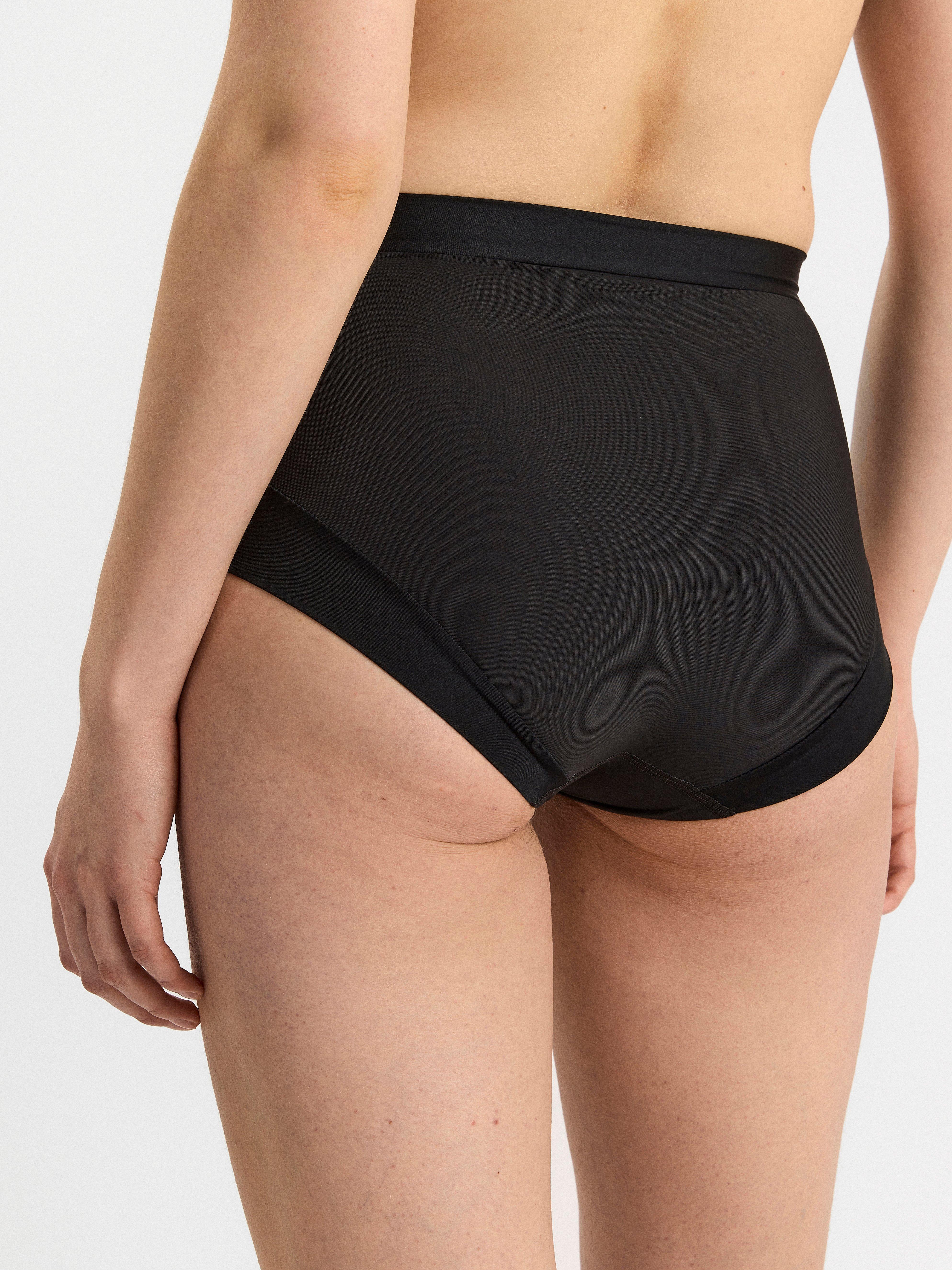 Light support shaping briefs Black