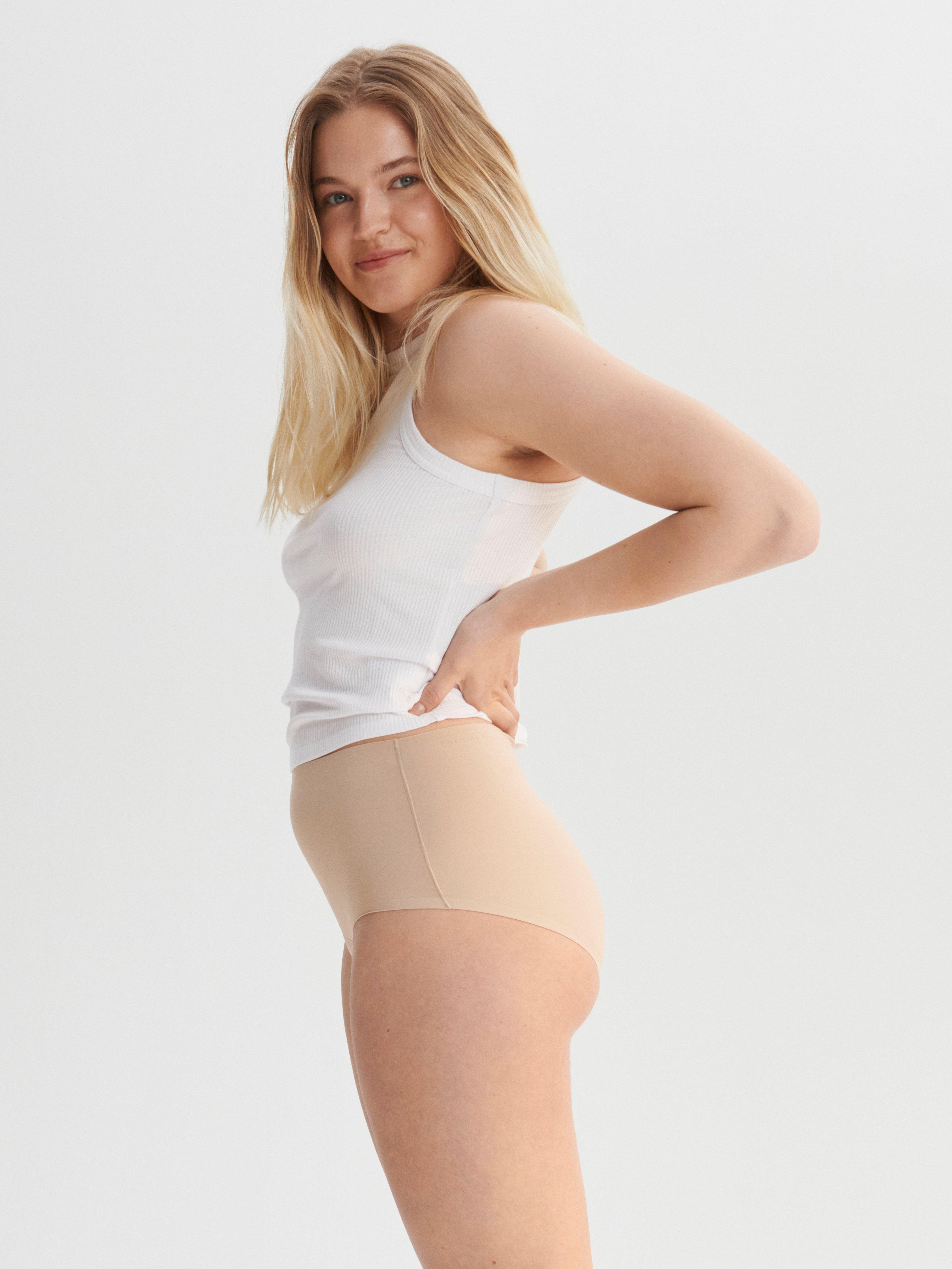 Engineered High Waist Period Proof – Period Panty Medium Absorbency Beige