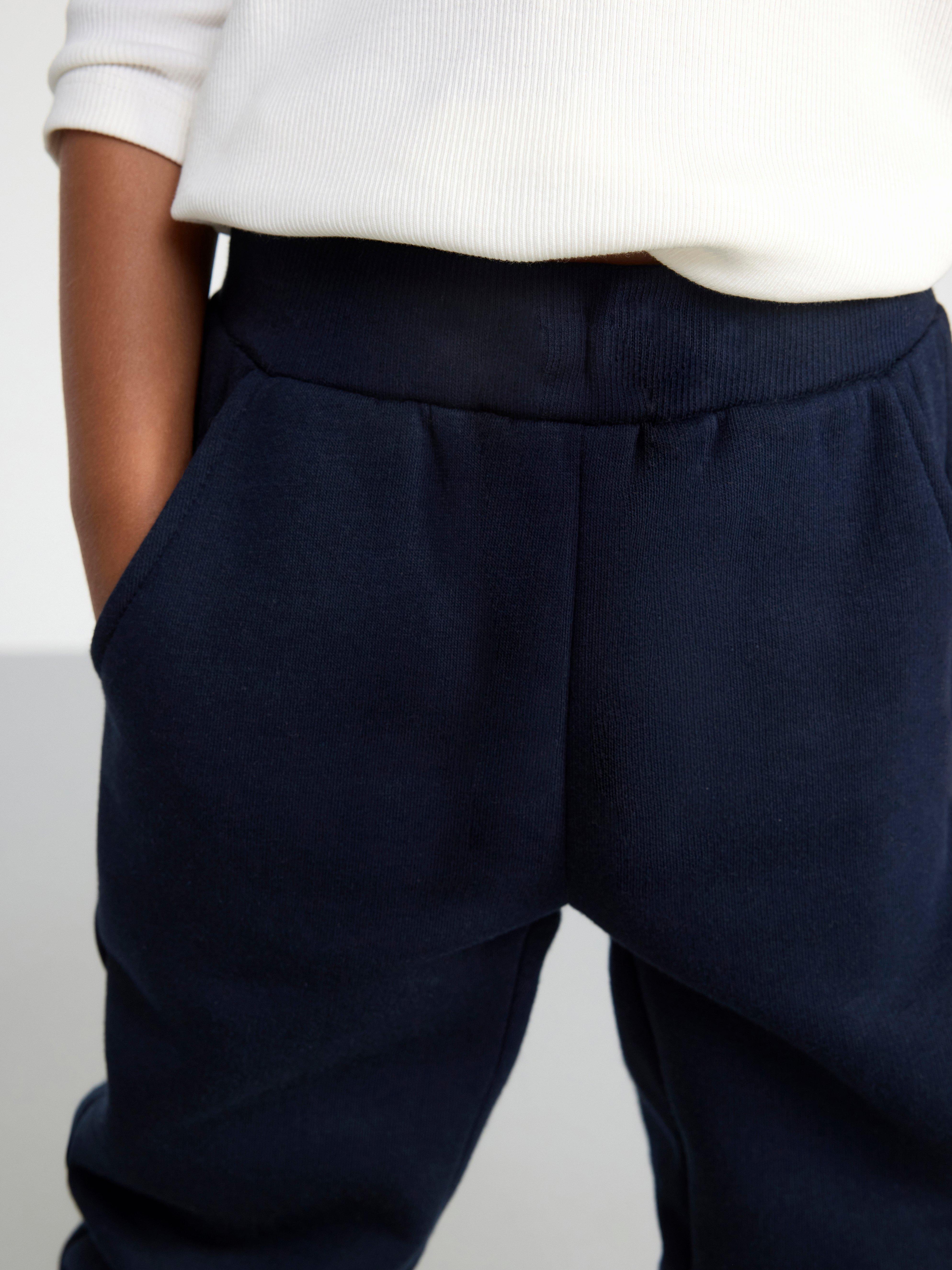 Joggers with brushed inside Dark Navy