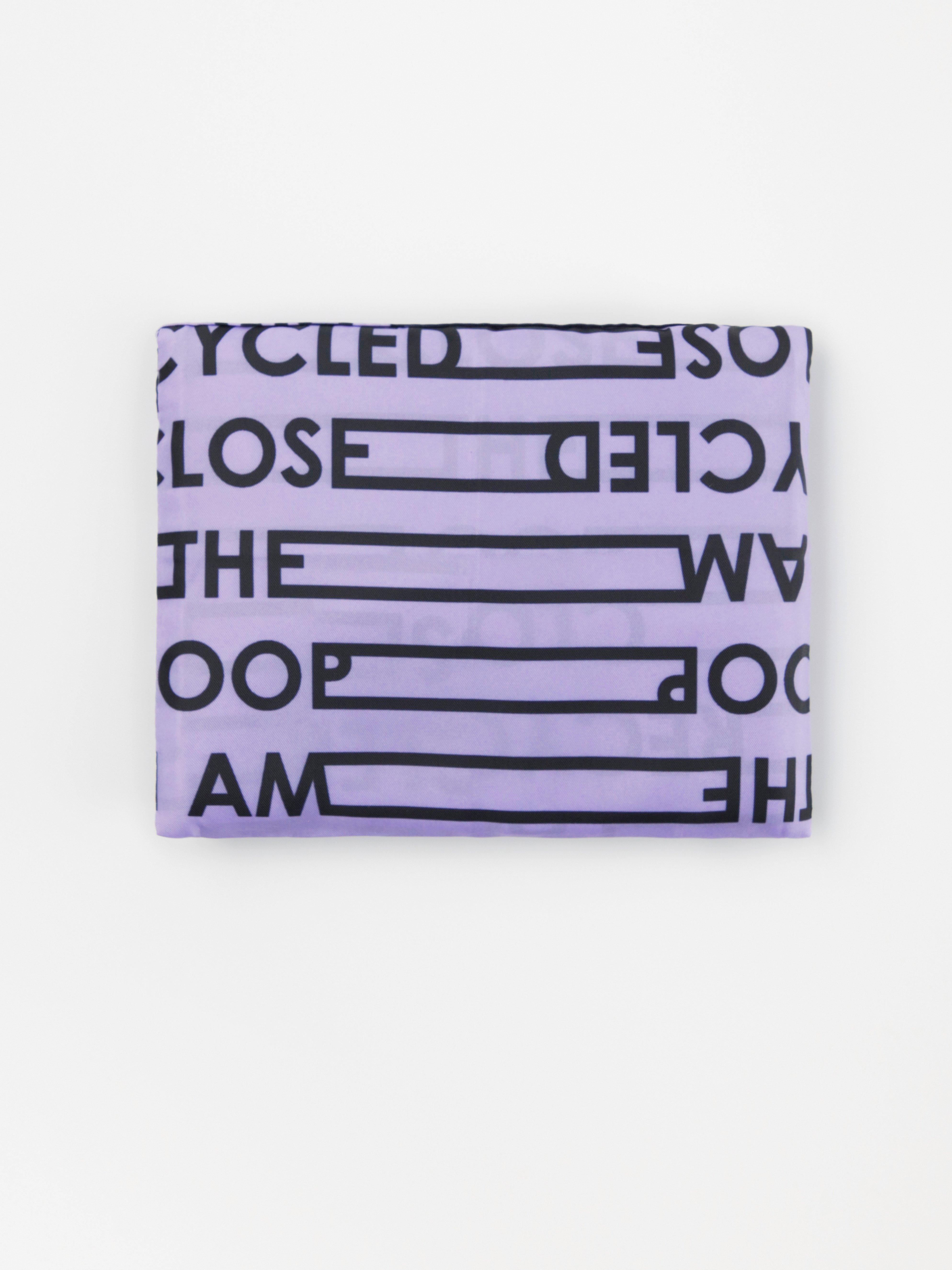 Foldable shopper Lilac